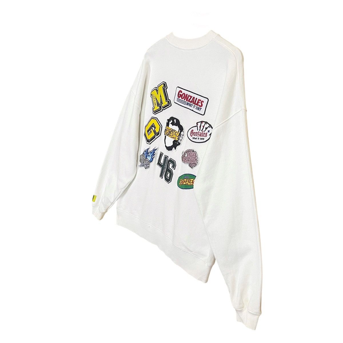 Japanese Brand Mark Gonzales Big Logo Crewneck Sweatshirt Size L Size US L / EU 52-54 / 3 - 3 Thumbnail