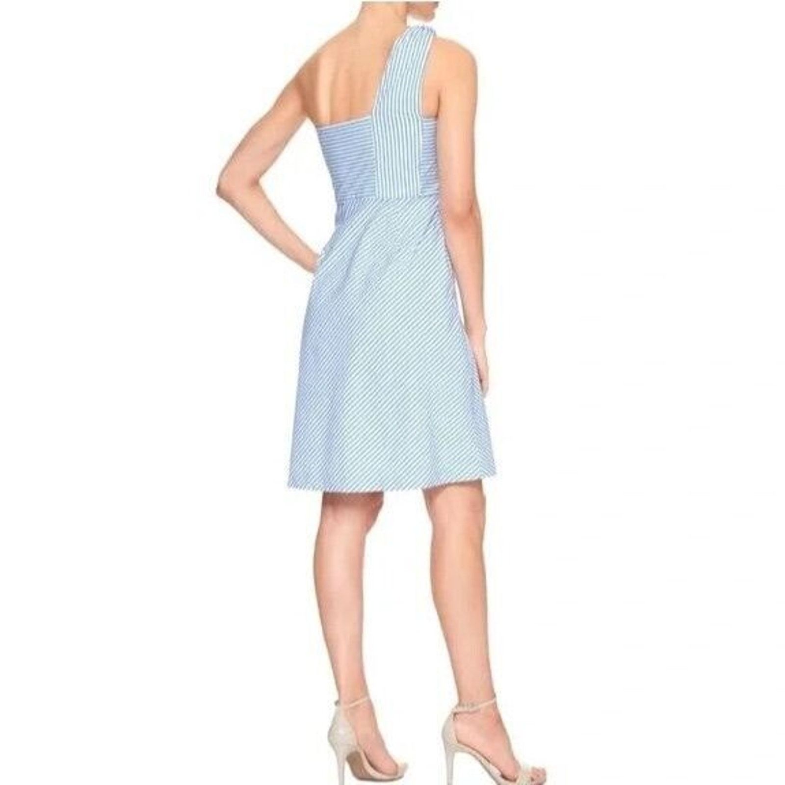 Banana Republic Banana Republic Womens Striped Fit Flare Dress Size 2 Preppy Size XS / US 0-2 / IT 36-38 - 10 Thumbnail