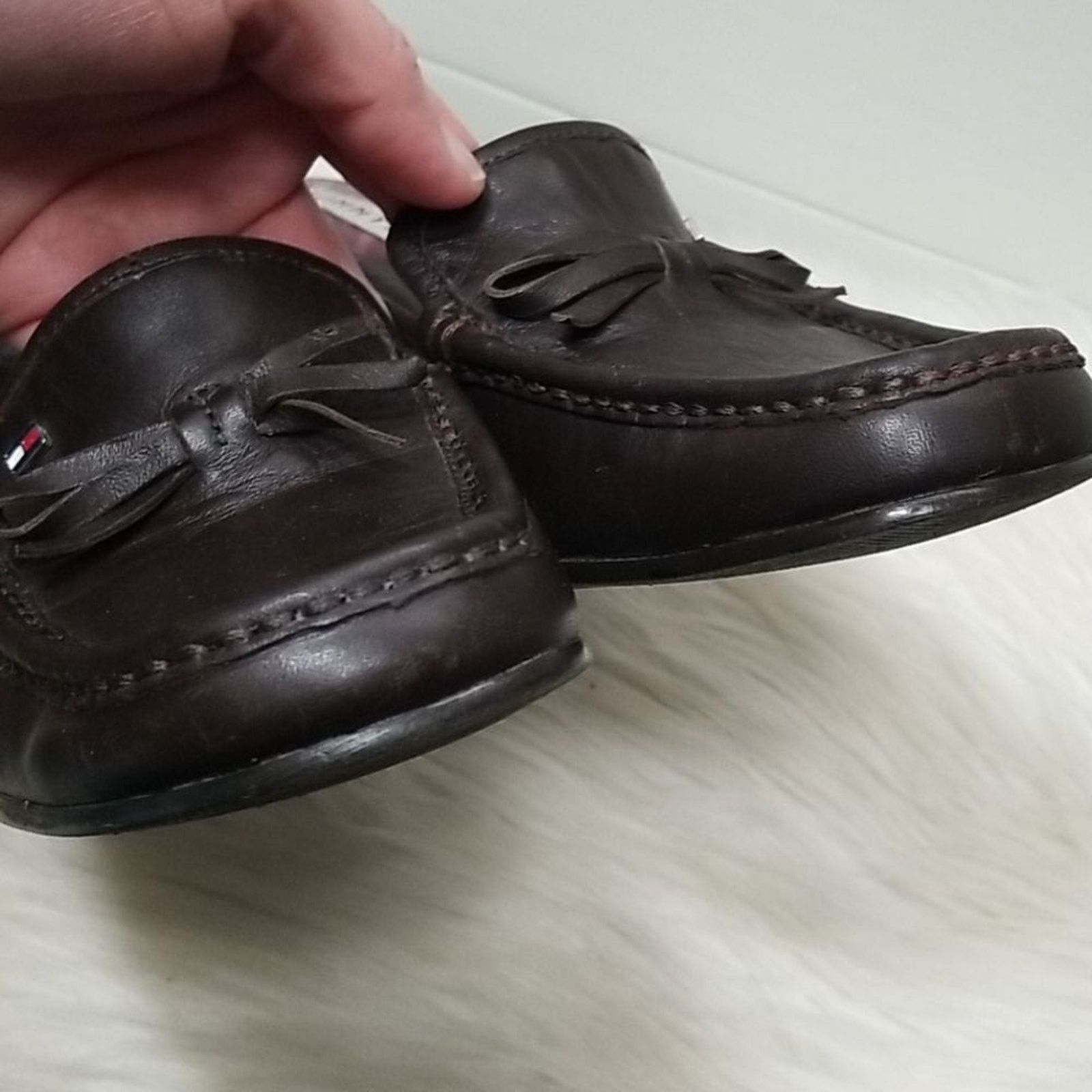 Tommy Hilfiger Vintage 90's Tommy Hilfiger Brown Heel Mules Size US 8 / IT 38 - 3 Thumbnail