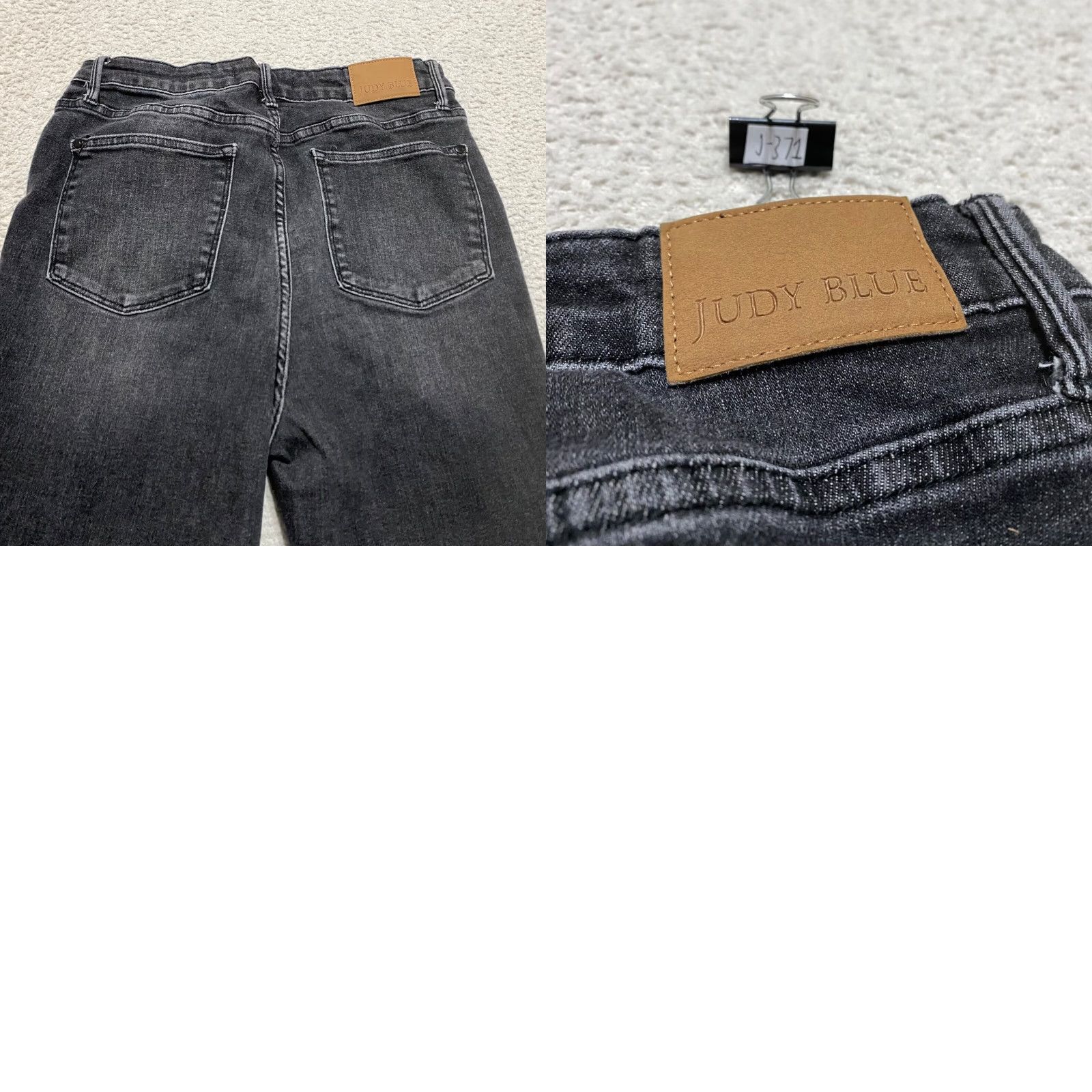 Vintage Judy Blue Jeans Womens 31 Black Denim Skinny High Rise 5-Pocket Classic Modern Skinny Style Mens? Womens? Size 24" / US 00 / IT 34 - 9 Thumbnail