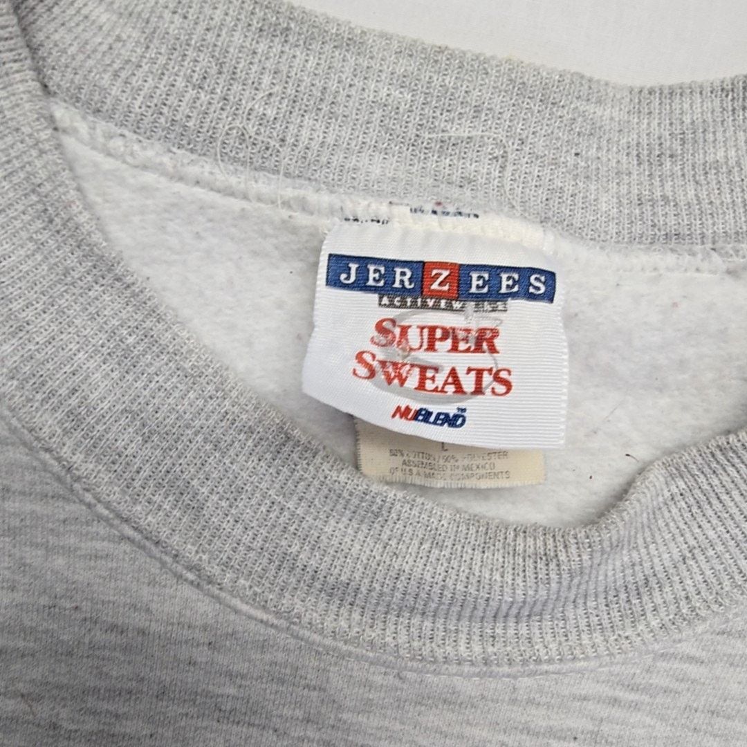 Jerzees Vintage Visa MasterCard Cards Sweatshirt Christmas Grey XL Size US XL / EU 56 / 4 - 7 Thumbnail