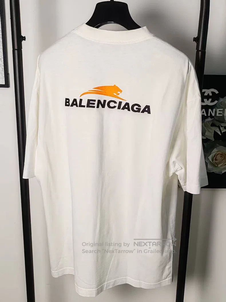 Balenciaga Balenciaga Embroidered Logo Short Sleeve Size US S / EU 44-46 / 1 - 2 Thumbnail