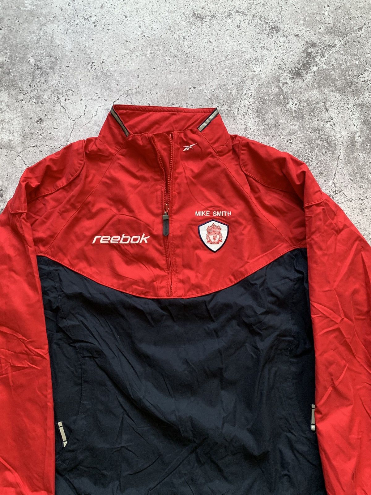 Reebok 🔥REEBOK LIVERPOOL 2001/2002 SEASON 1/4 ZIP TRACK JACKET Size US S / EU 44-46 / 1 - 2 Thumbnail