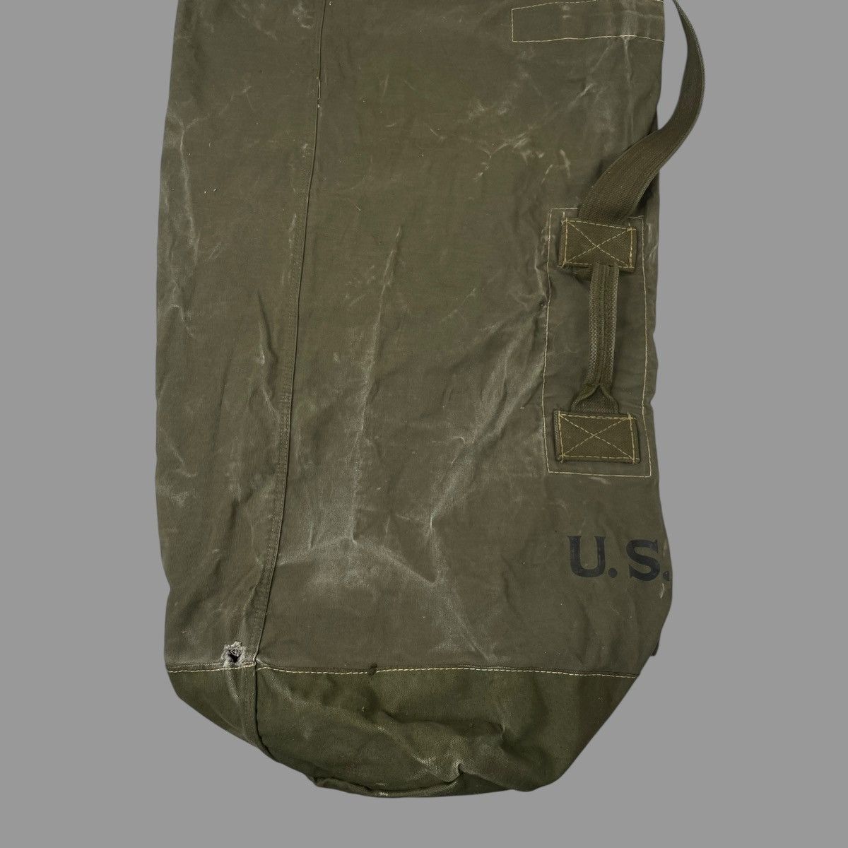 Vintage Vintage 1950s military duffle bag Size ONE SIZE - 3 Thumbnail