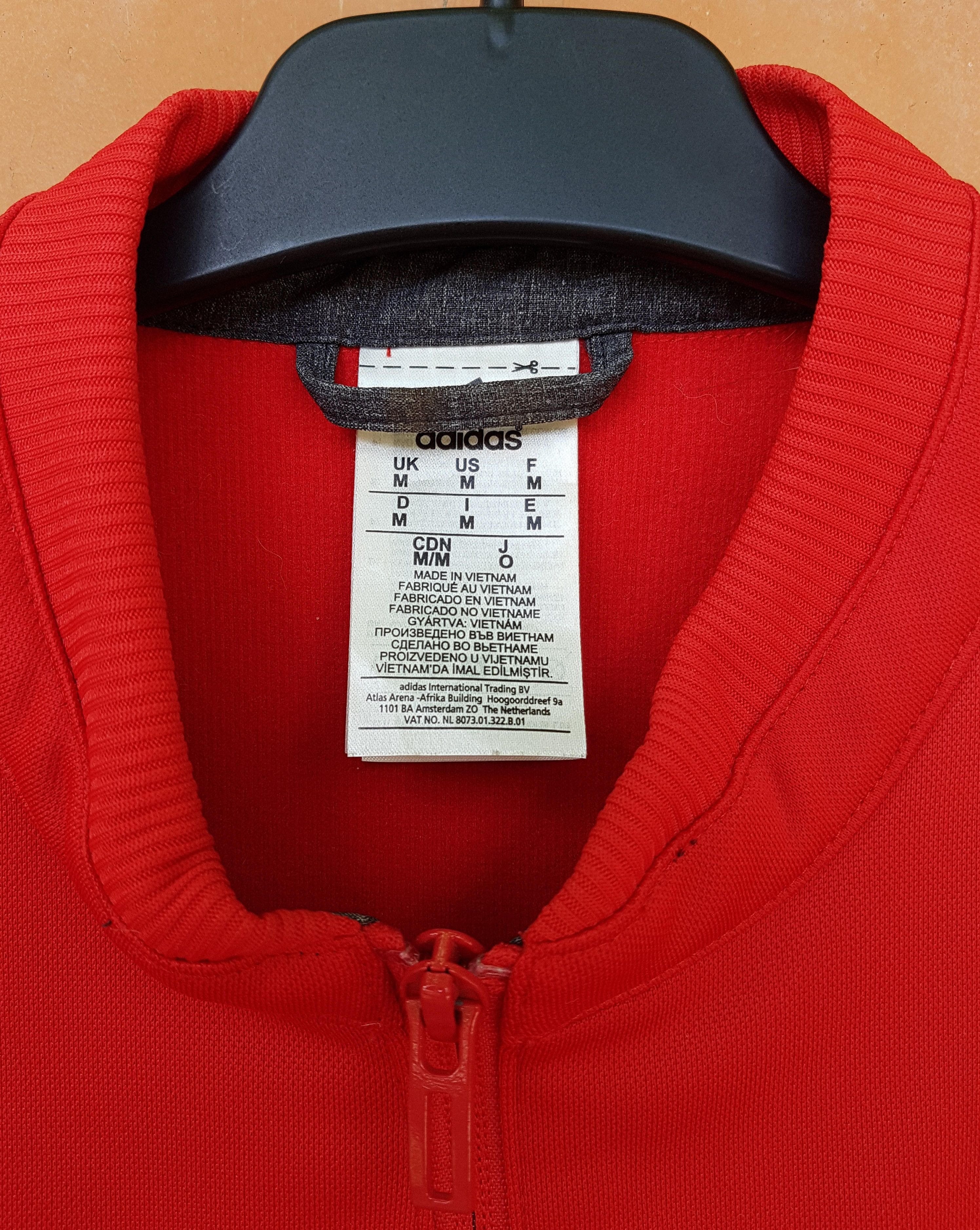 Adidas Adidas Manchester United Anthem Bomber Jacket Track Top Size US M / EU 48-50 / 2 - 10 Thumbnail