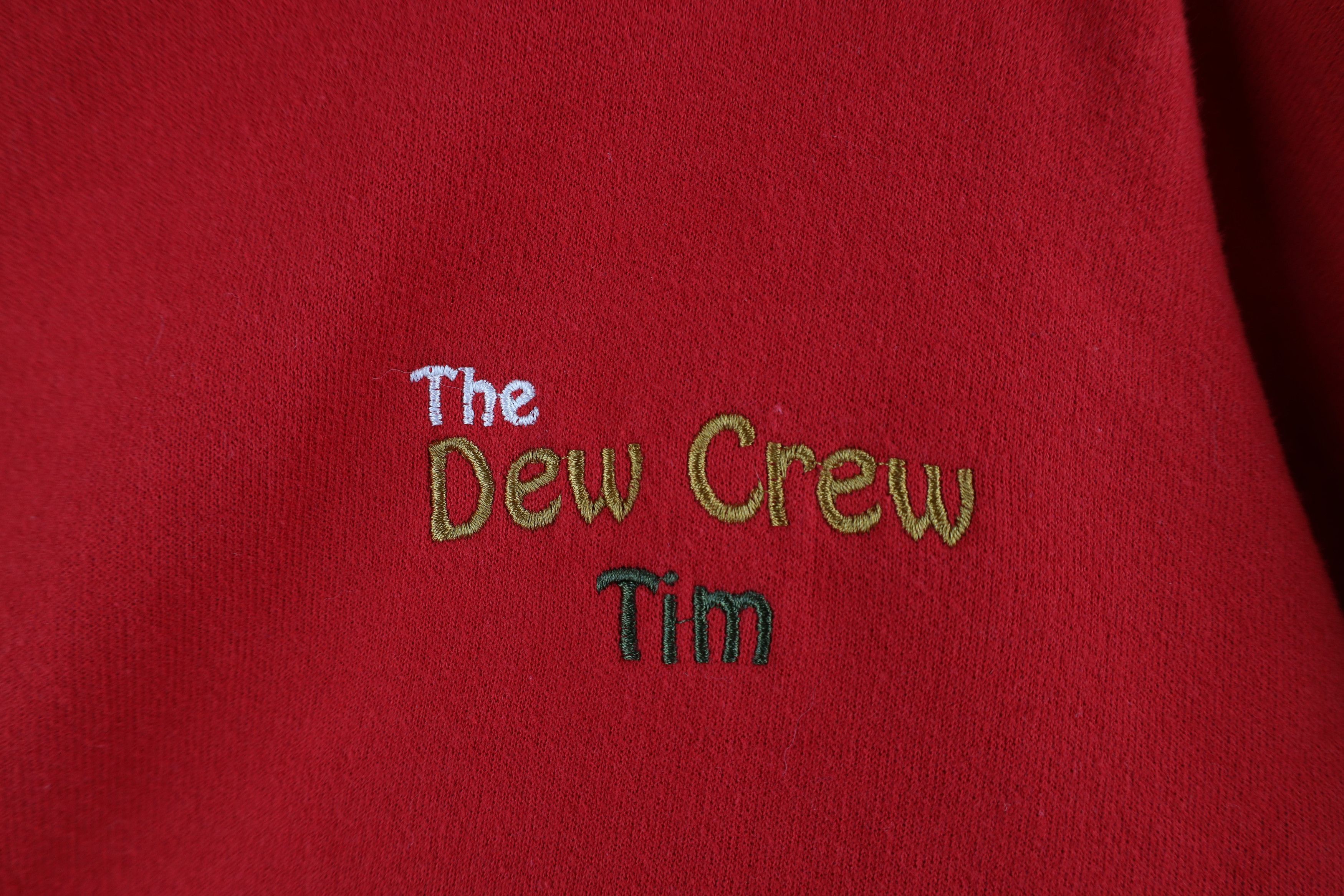 Vintage Vintage Y2K 2003 Dew Drop Inn Hunting Racing Hoodie Red Size US L / EU 52-54 / 3 - 4 Thumbnail
