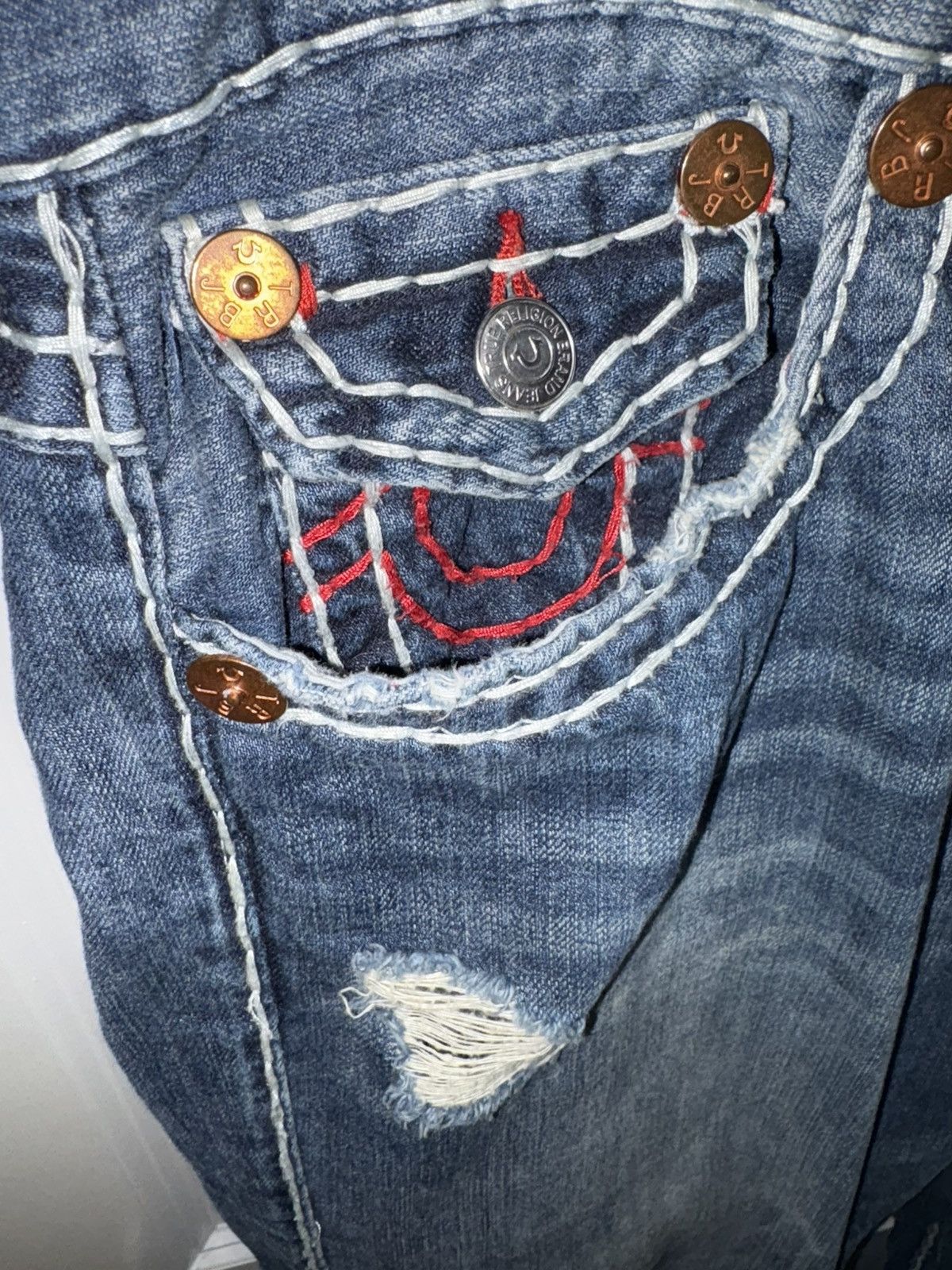 True Religion True Religion Ricky Jeans Size US 32 / EU 48 - 4 Thumbnail