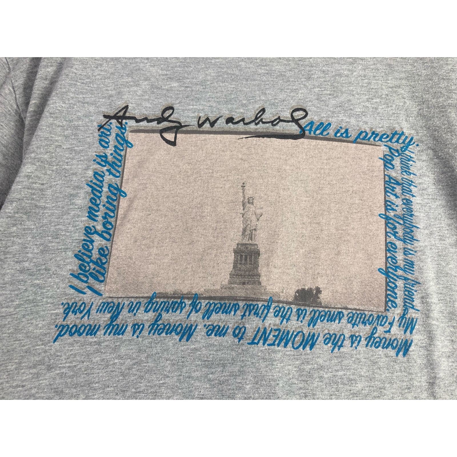 Uniqlo Uniqlo UT Andy Warhol All is Pretty Gray T-Shirt Mens Medium Size US M / EU 48-50 / 2 - 8 Thumbnail