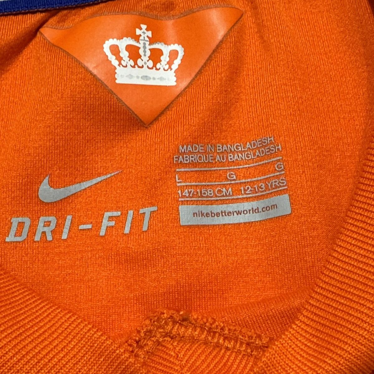 Nike Nike Netherlands National Team KNVB 2014 Men Football Jersey Size US XS / EU 42 / 0 - 7 Thumbnail