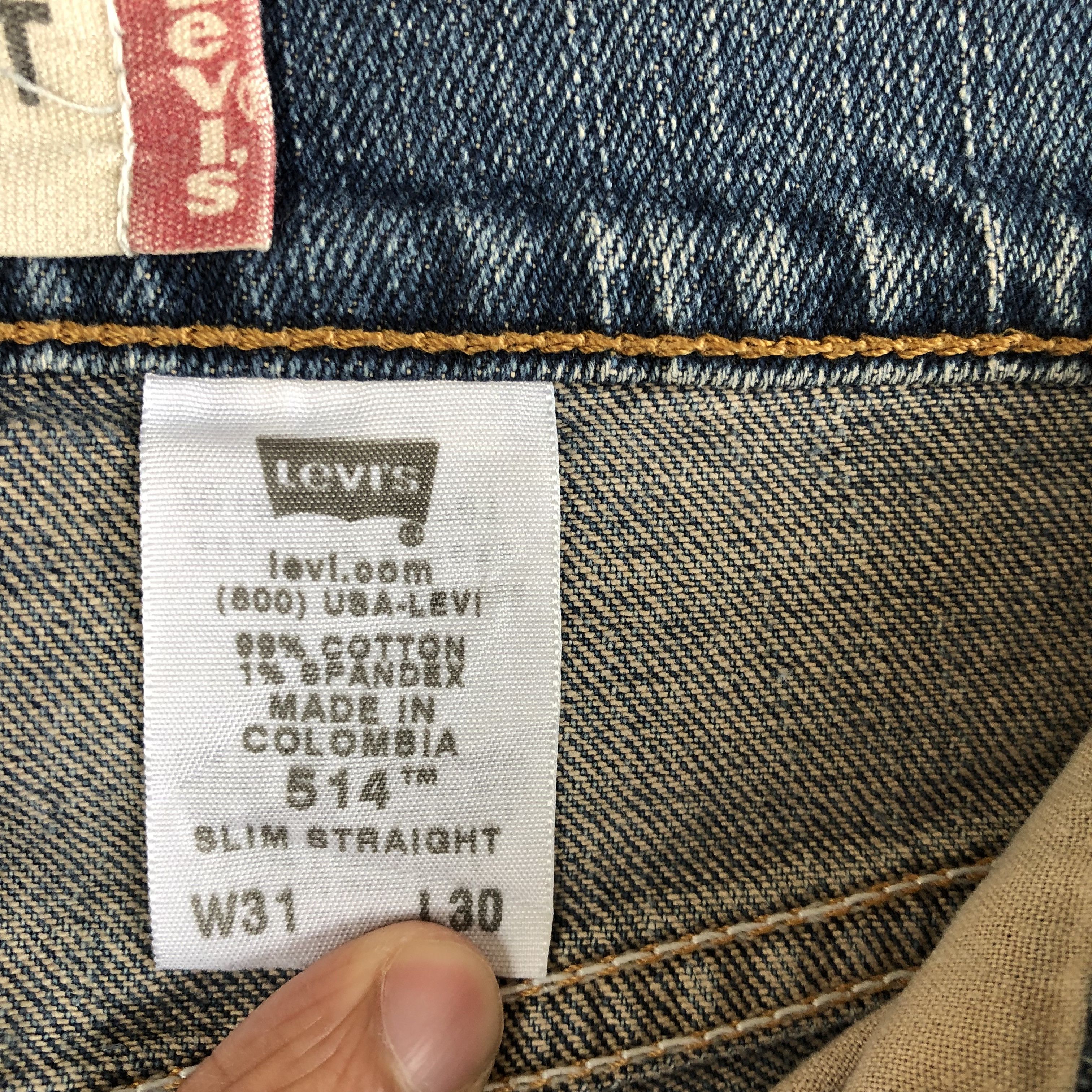 Levi's Vintage Y2k Levis 514 Faded Jeans Levi's Slim Straight Denim Size US 30 / EU 46 - 9 Thumbnail