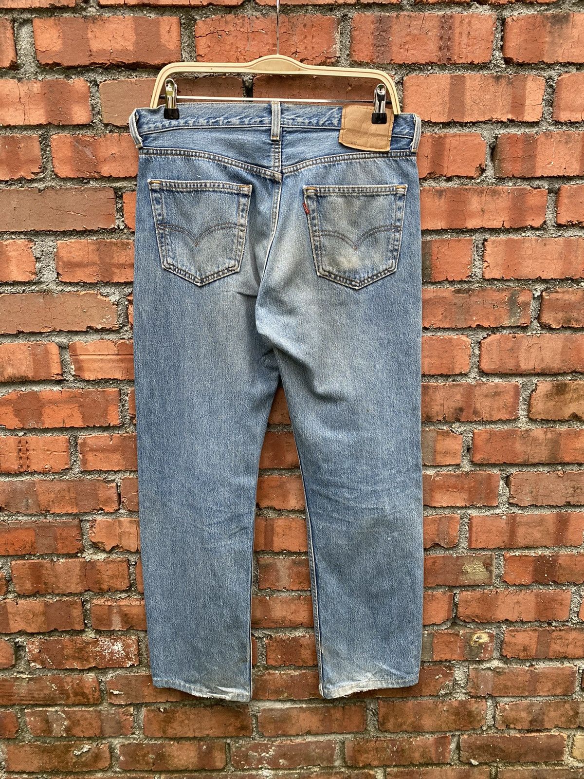 Levi's × Levi's Vintage Clothing × Vintage W34x30 vintage levi's 501 made in USA faded Size US 34 / EU 50 - 2 Thumbnail