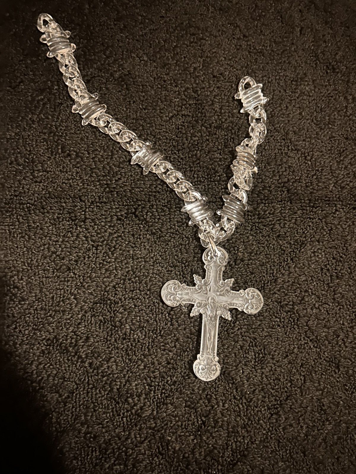 Other Cross Clear necklace Size ONE SIZE - 3 Thumbnail