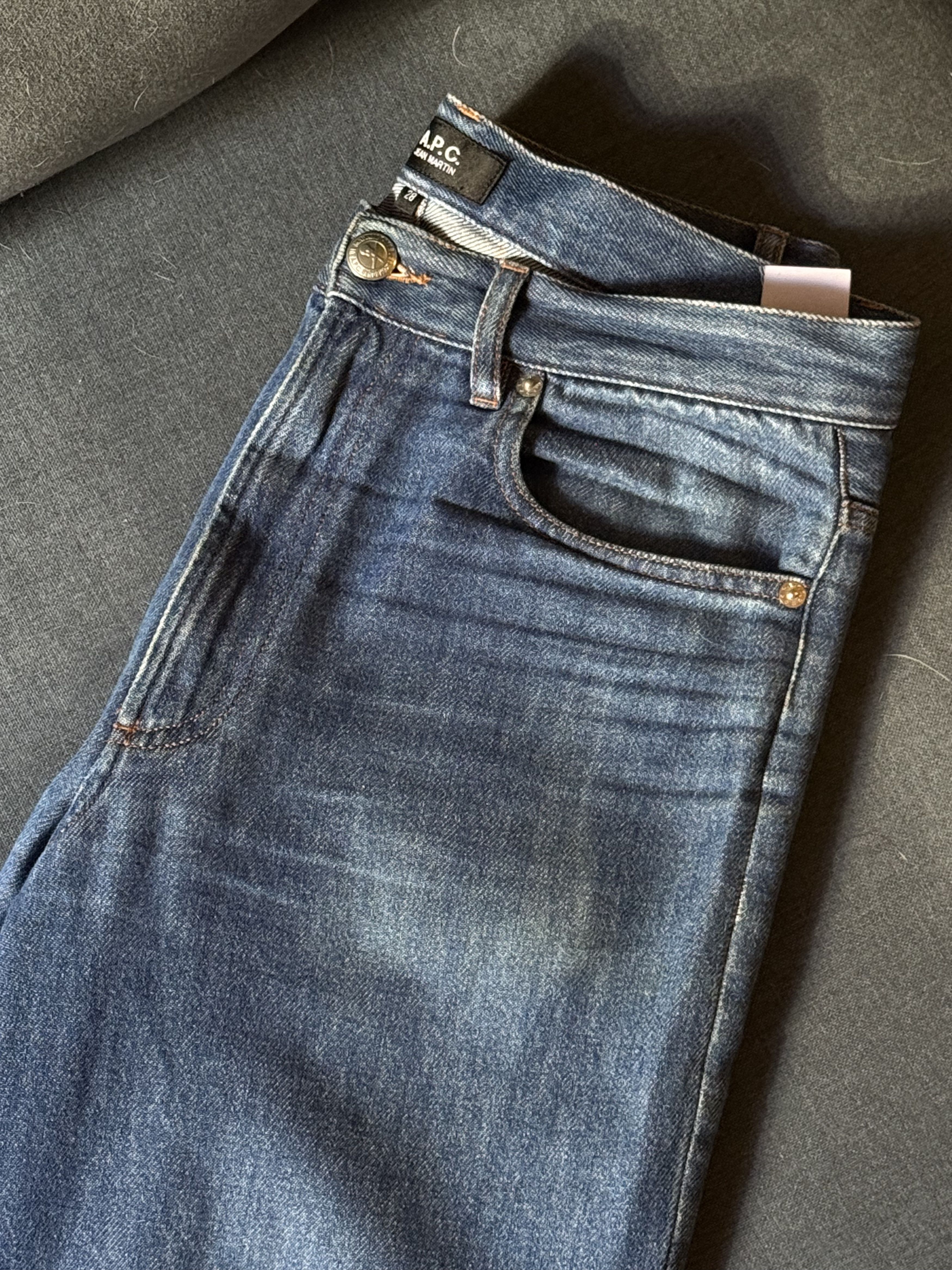 A.P.C. A.P.C. Martin Jeans Stonewashed Indigo Size US 28 / EU 44 - 4 Thumbnail