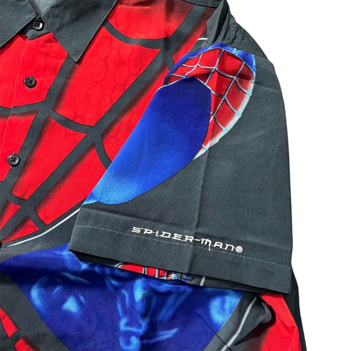 Vintage Y2K AOP Spiderman Movie Button up Shirt Size US M / EU 48-50 / 2 - 4 Thumbnail