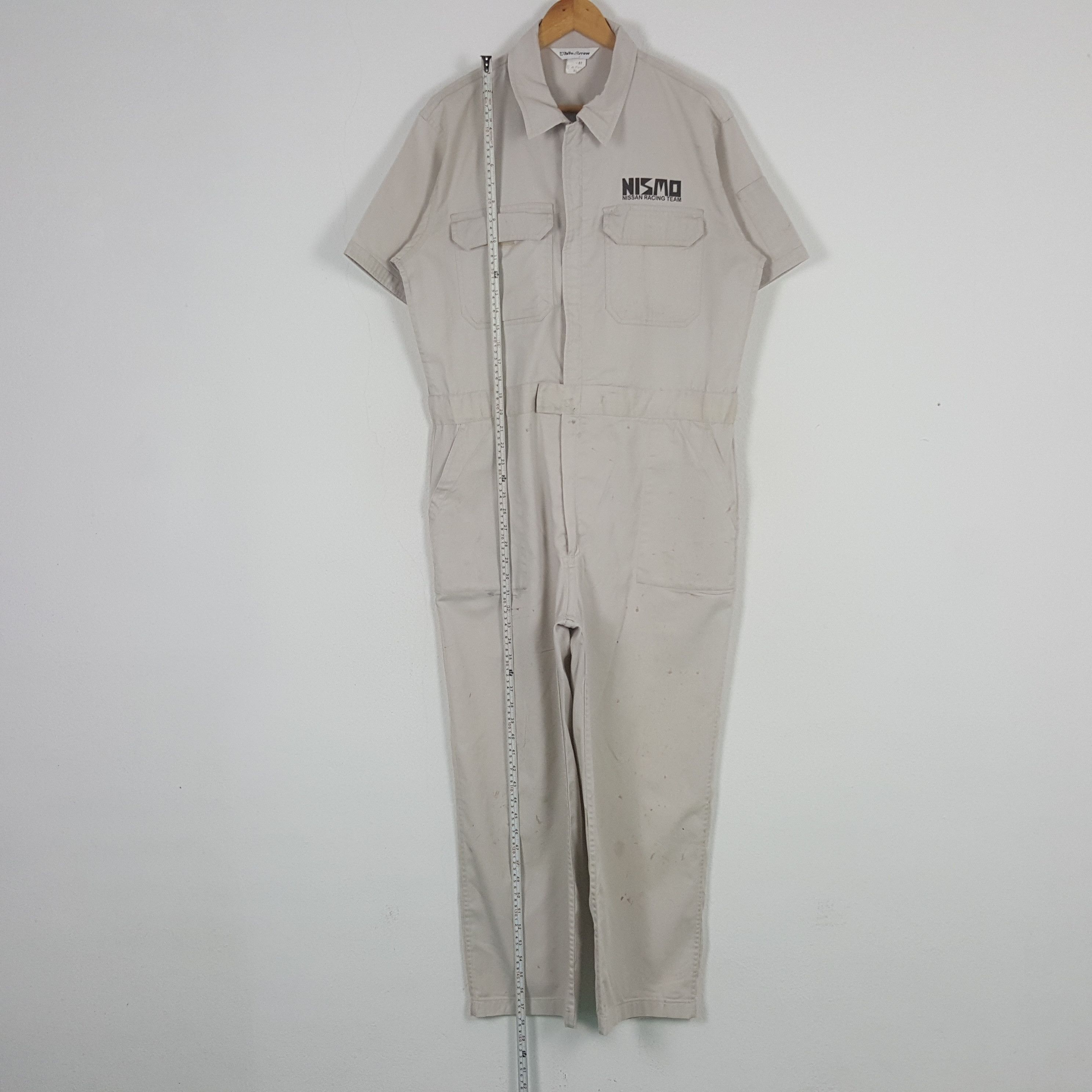 Japanese Brand × Vintage Vintage Nismo Nissan Racing Team Coverall Jacket C286N28 Size US L / EU 52-54 / 3 - 7 Thumbnail