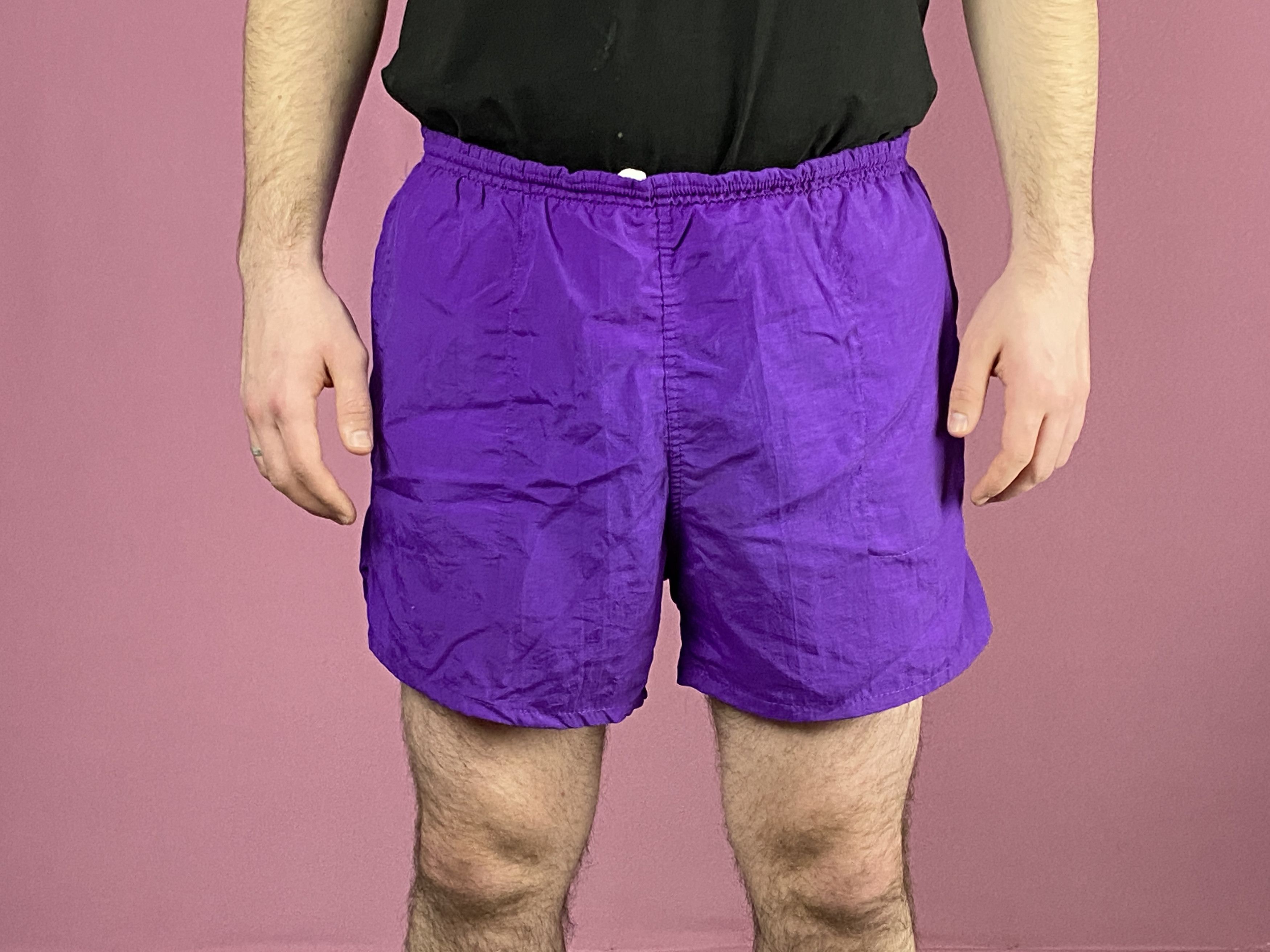 Vintage 90s Golden Team Vintage Men's Swim Shorts - XL Size US 36 / EU 52 - 1 Thumbnail
