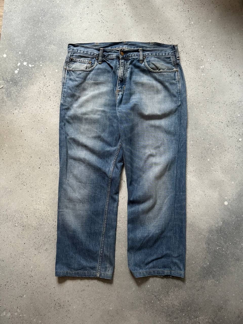 Carhartt 90s Carhartt Vintage Denim Washed Jeans (Western Pant) Size US 33 - 3 Thumbnail