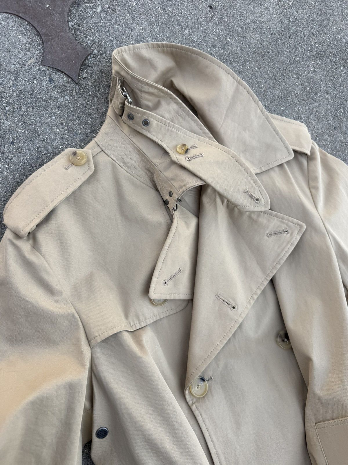 Ralph Lauren Black Label SAMPLE double breasted trench coat Size US M / EU 48-50 / 2 - 8 Thumbnail