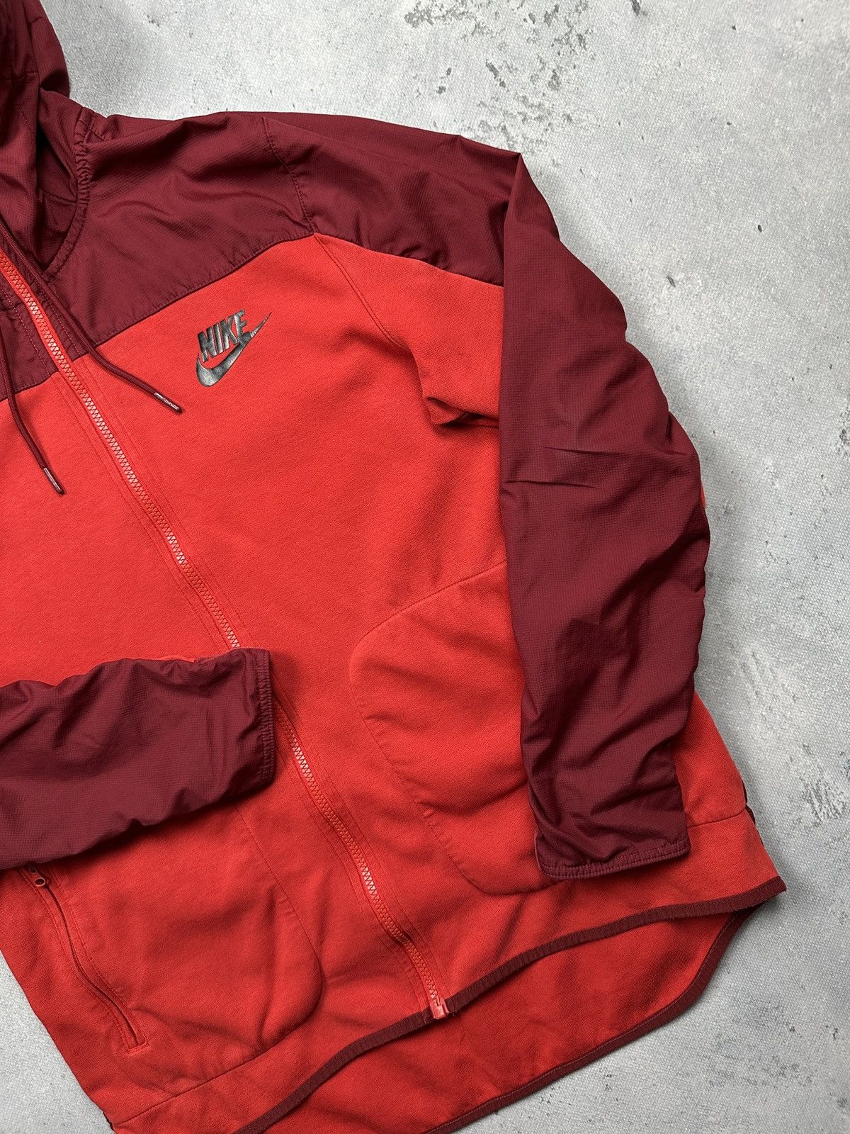 Nike Nike Vintage Zipper Hooded Fleece Jacket Swoosh Logo y2k 90s Size US L / EU 52-54 / 3 - 7 Thumbnail