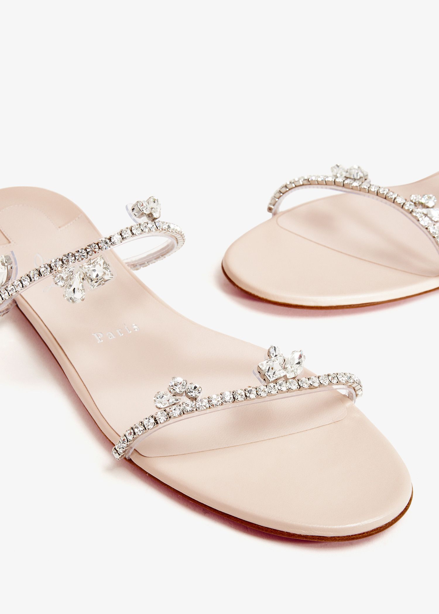 Christian Louboutin o1w1db10325 Flats in Pink Size US 12 / IT 42 - 3 Thumbnail