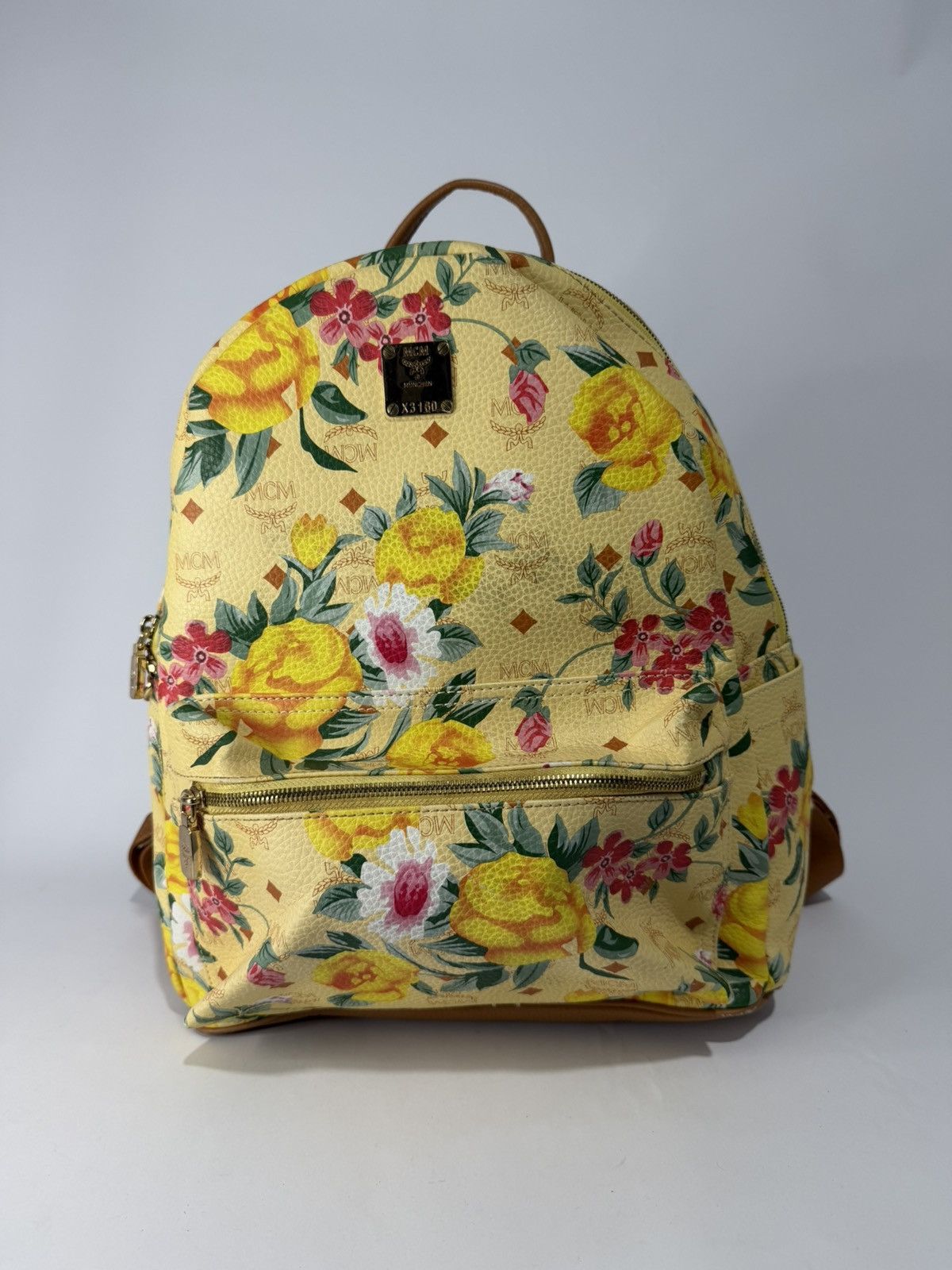 MCM MCM Floral Print Backpack – Limited (MCM x Phenomenon) Size ONE SIZE - 1 Thumbnail