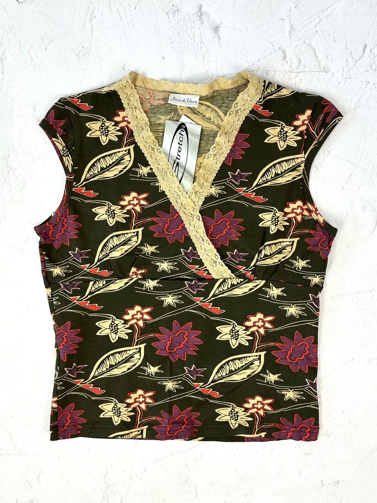 Beauty Beast × If Six Was Nine × Vintage NEW Vintage Printed Top Size M / US 6-8 / IT 42-44 - 1 Thumbnail