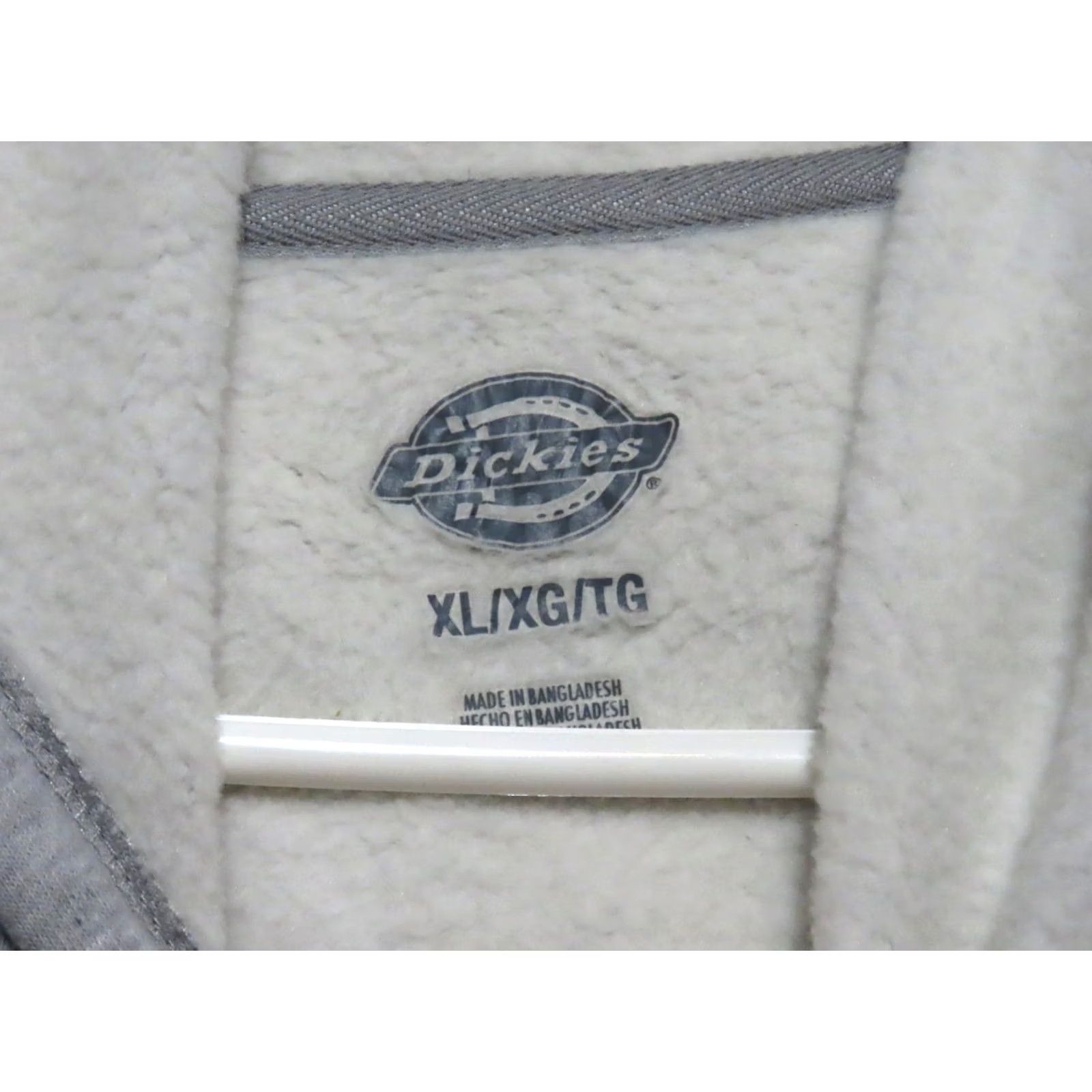 Dickies Dickies Mens XLarge Big Front Logo Hoodie Sweatshirt Gray Regular Pullover Hooded Pocket Logo Mens XS? Size US XL / EU 56 / 4 - 7 Thumbnail