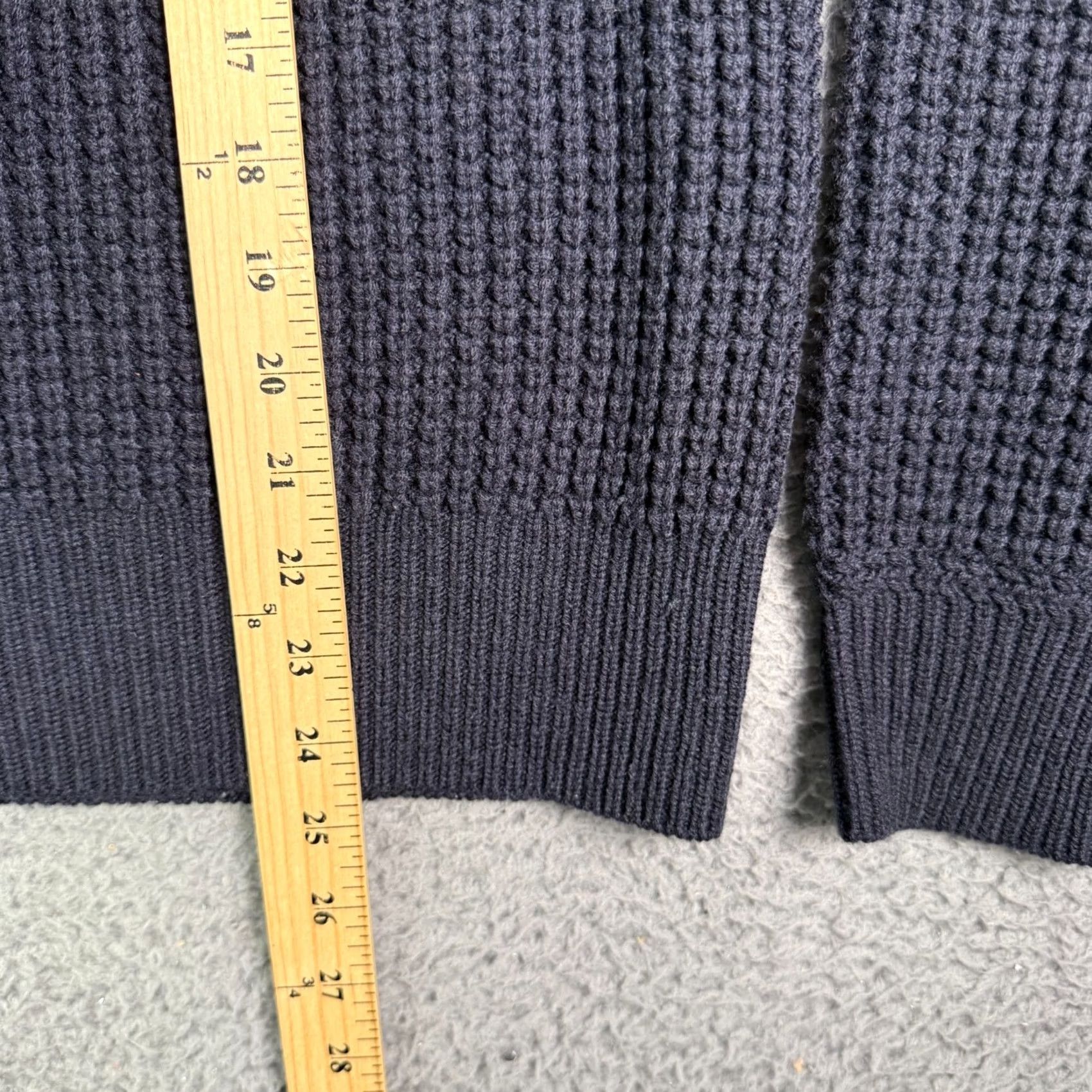 Buck Mason VINTAGE Buck Mason Herdsman Crew Sweater Mens M Dark Navy Merino Wool Cashmere Blend Size US M / EU 48-50 / 2 - 6 Thumbnail
