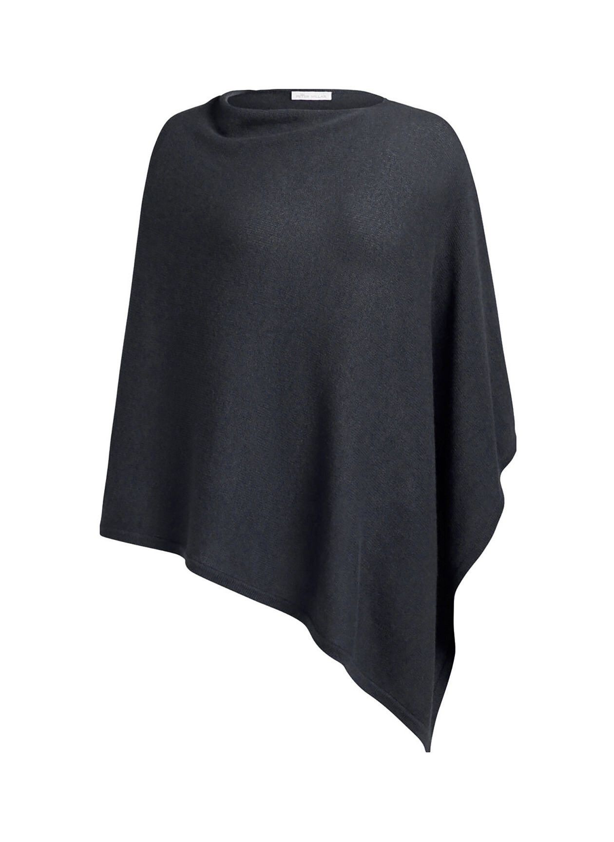 Peter Millar Peter Millar Women's Navy Cashmere Poncho Size ONE SIZE - 1 Thumbnail