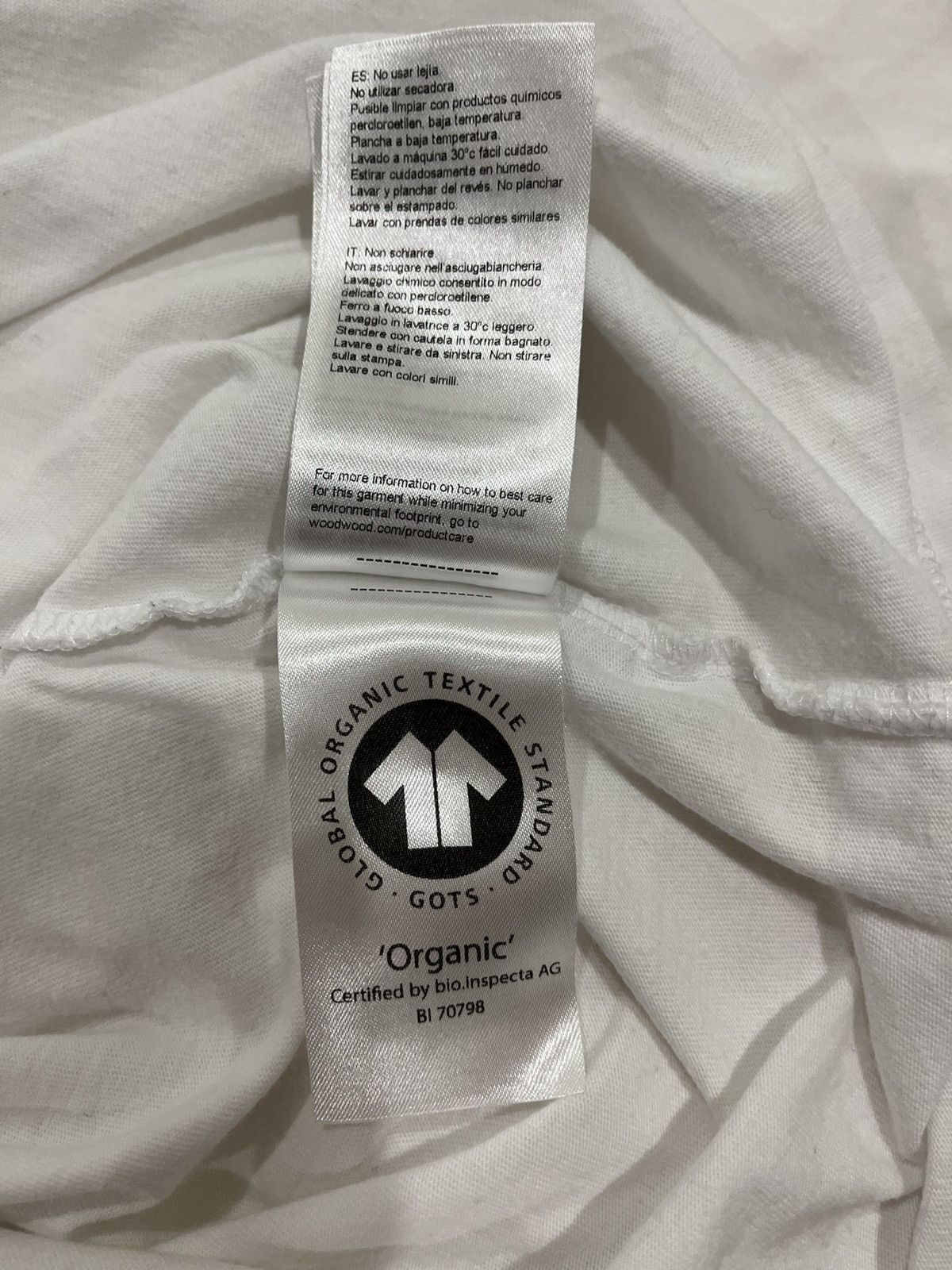 Wood Wood Info Logo T-Shirt Size US L / EU 52-54 / 3 - 6 Thumbnail