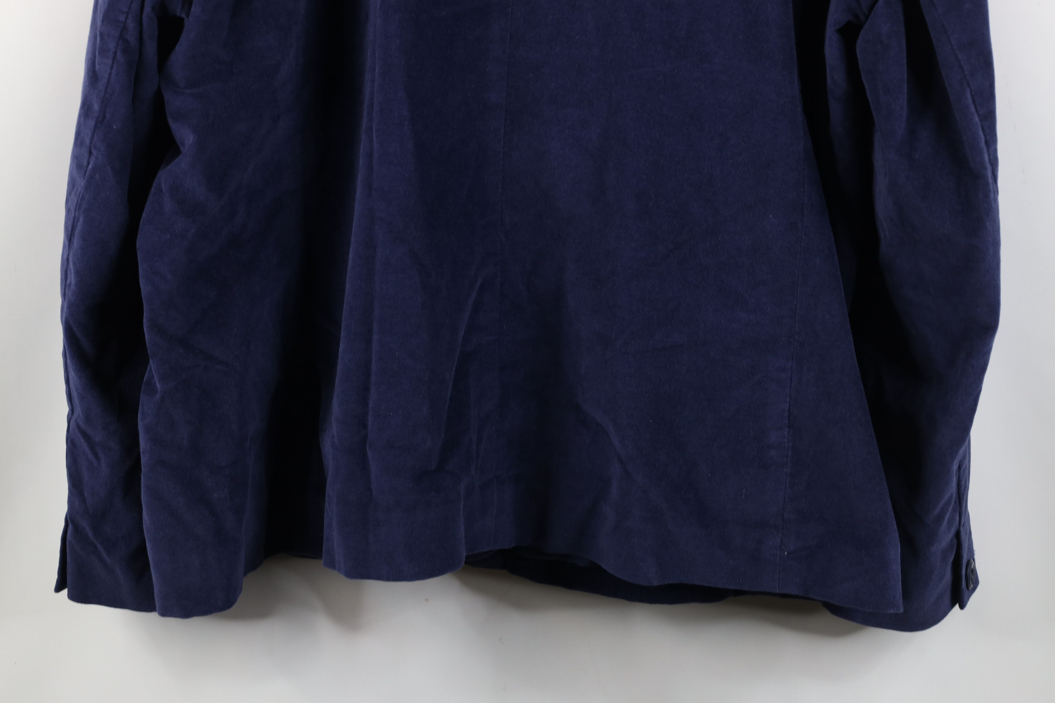 L.L. Bean Deadstock Vintage LL Bean Velour Suit Blazer Jacket Blue Size 3XL / US 20-22 - 15 Thumbnail