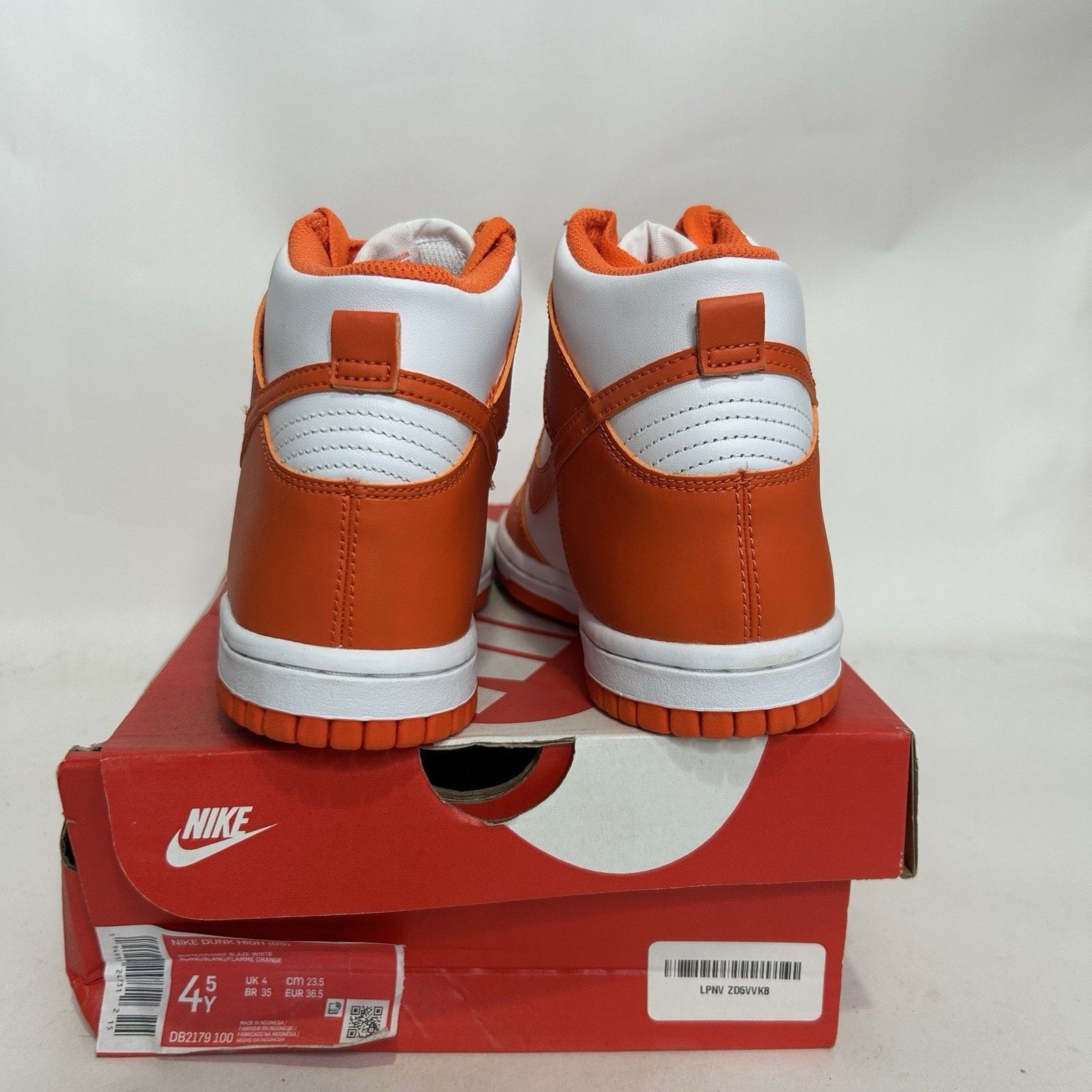 Nike Nike Dunk High SP Retro GS “Syracuse” 2021 DB2179-100 Size US 6 / IT 36 - 4 Thumbnail