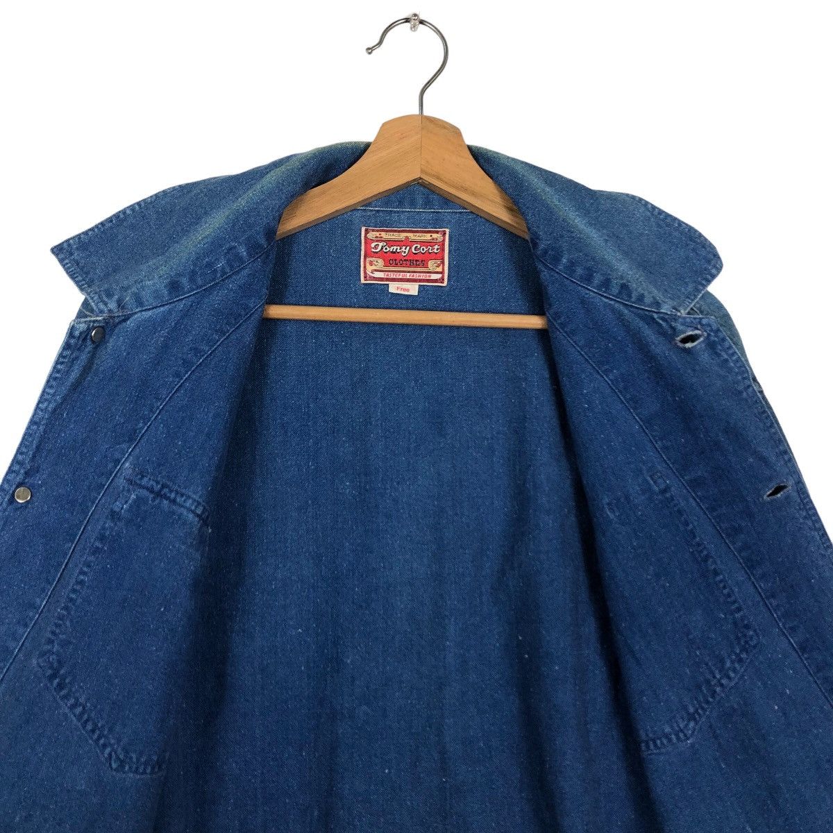 Japanese Brand 🔥90s Vintage Chore Denim Work Jacket Tomy Curt Issey Miyake Size US M / EU 48-50 / 2 - 11 Thumbnail