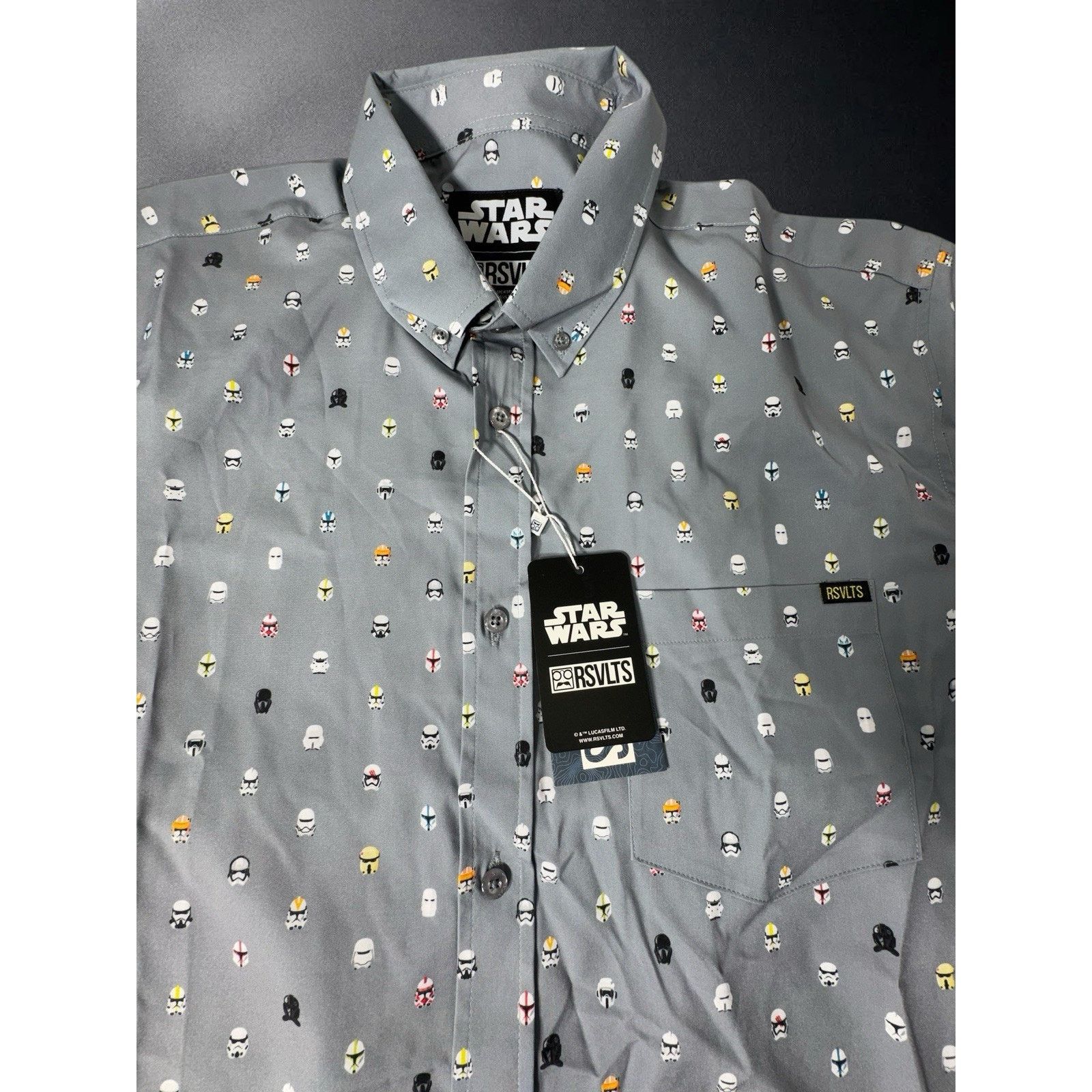 Star Wars RSVLTS Star Wars Lil Troopers Shirt Men’s XL Gray NWT Size US XL / EU 56 / 4 - 2 Thumbnail