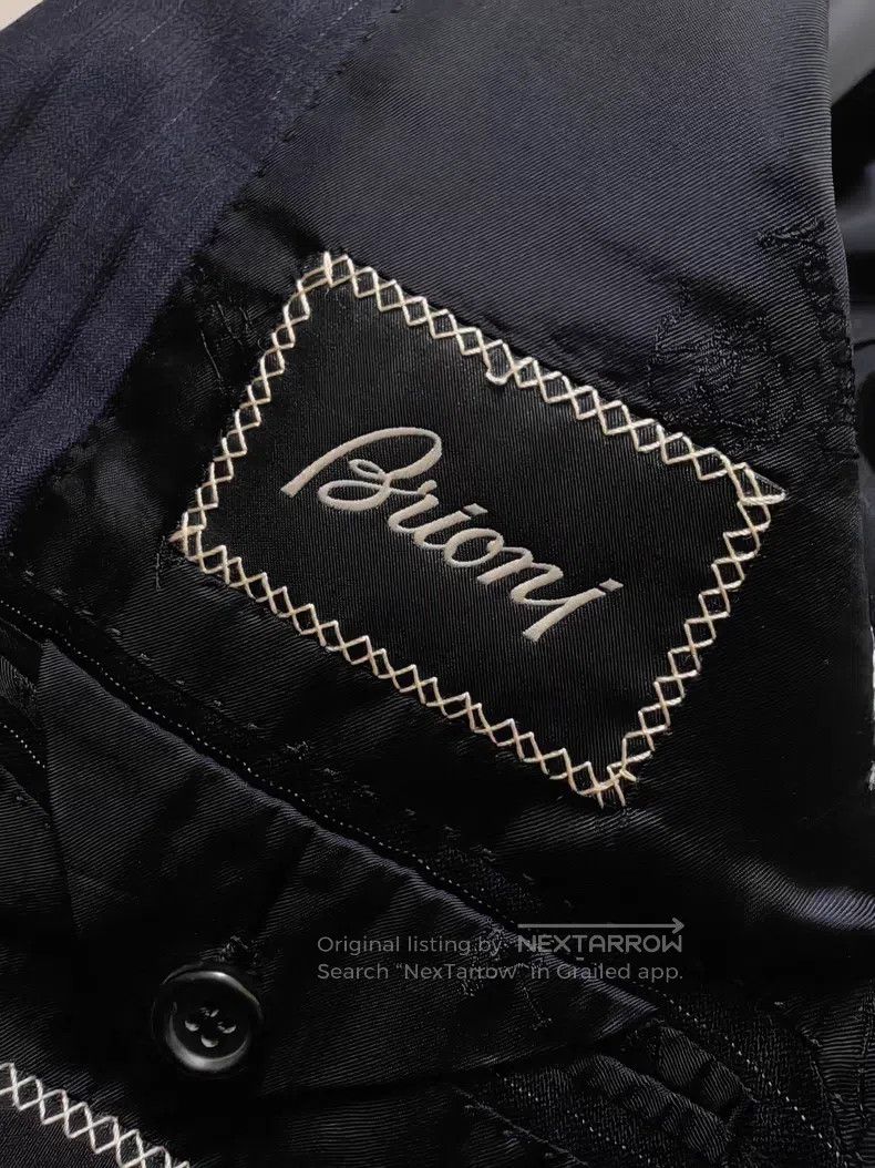 Brioni Brioni Pure wool handmade single-breasted suit Size US S / EU 44-46 / 1 - 5 Thumbnail