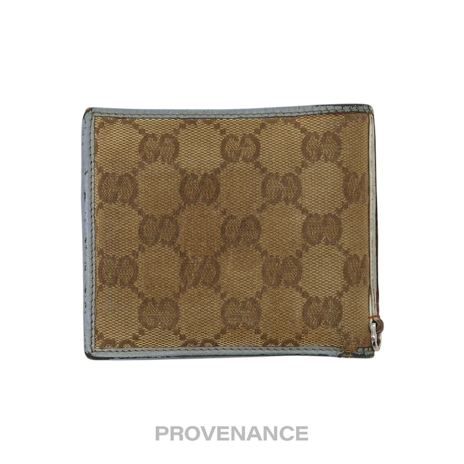 Gucci 🔴 Gucci Bifold Wallet - GG Canvas Blue Size ONE SIZE - 2 Thumbnail