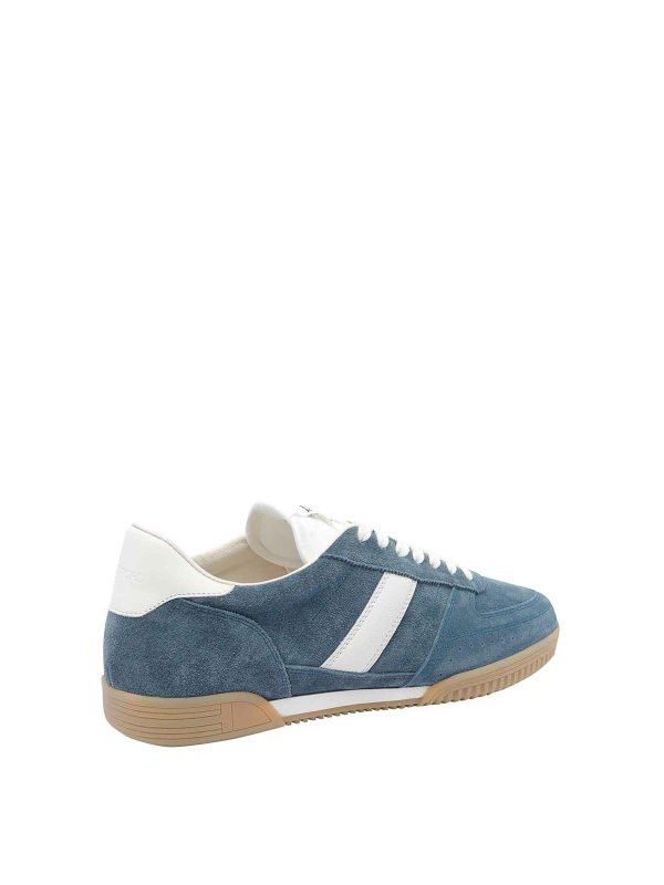 Tom Ford o1loc1c0126 J1539 Size: 11.5 TF / Low-Top Sneakers in Blue Size US 11.5 / EU 44-45 - 3 Thumbnail