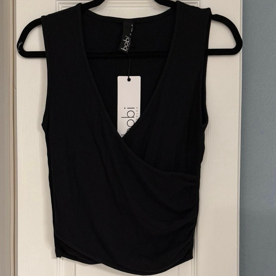 Other BOBI RibKnit ENGAGE Surplice Tank Top Size M / US 6-8 / IT 42-44 - 2 Thumbnail