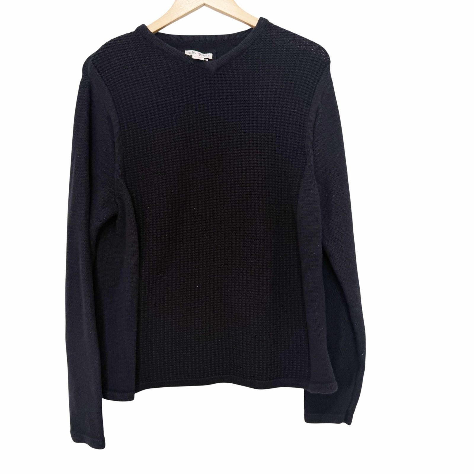 Other Carbon 2 Cobalt Serendipity Cashmere Cotton Knit Sweater M Size US M / EU 48-50 / 2 - 1 Thumbnail