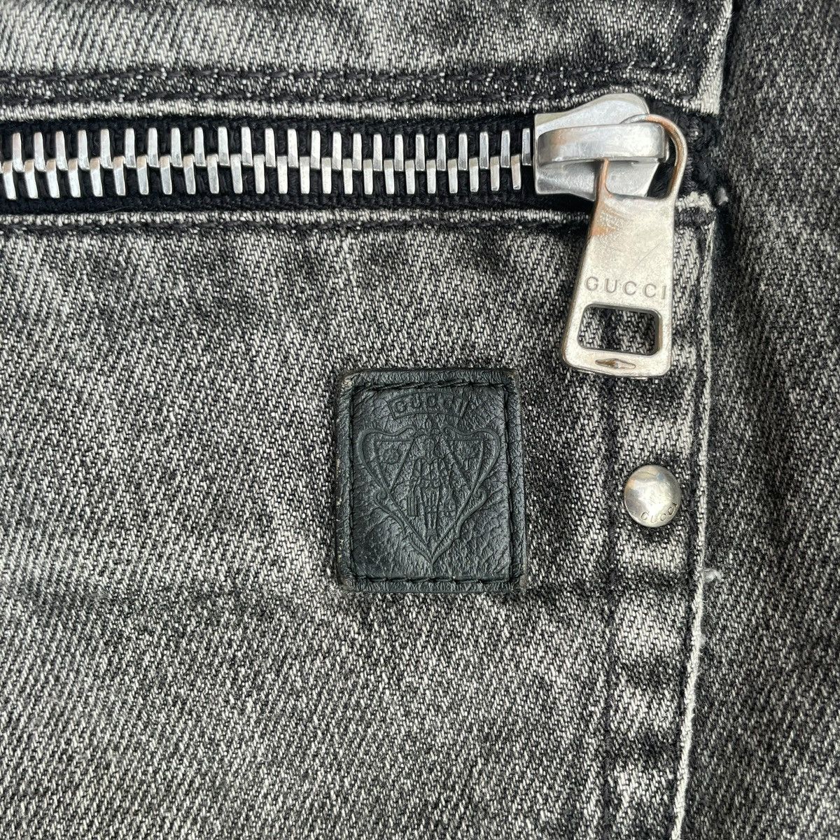 Gucci VINTAGE Gucci Skinny Tapered Denim Jeans Size 36" / US 14 / IT 50 - 11 Thumbnail
