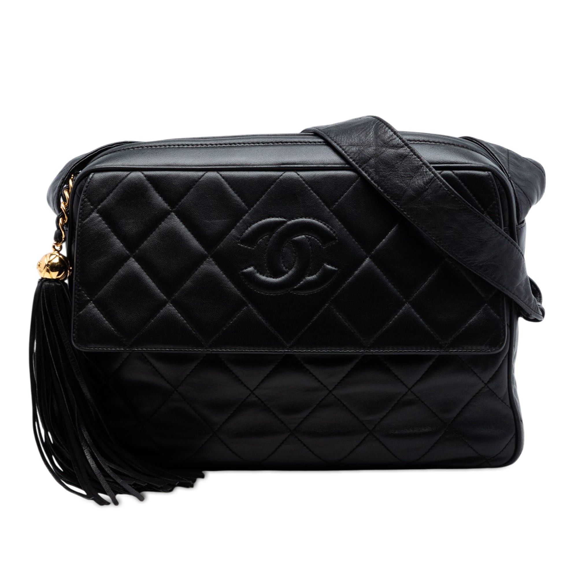 Chanel CC Quilted Lambskin Tassel Camera Bag Size ONE SIZE - 1 Thumbnail