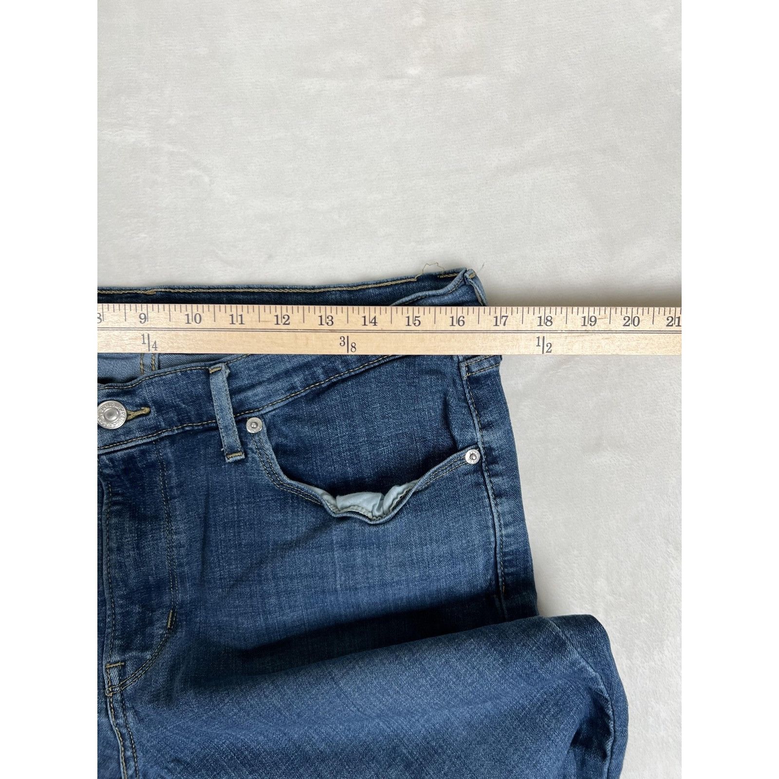 Levi's Levi's Jeans Women's 14 32x28 Blue Classic Straight Medium W Size 32" / US 10 / IT 46 - 5 Thumbnail