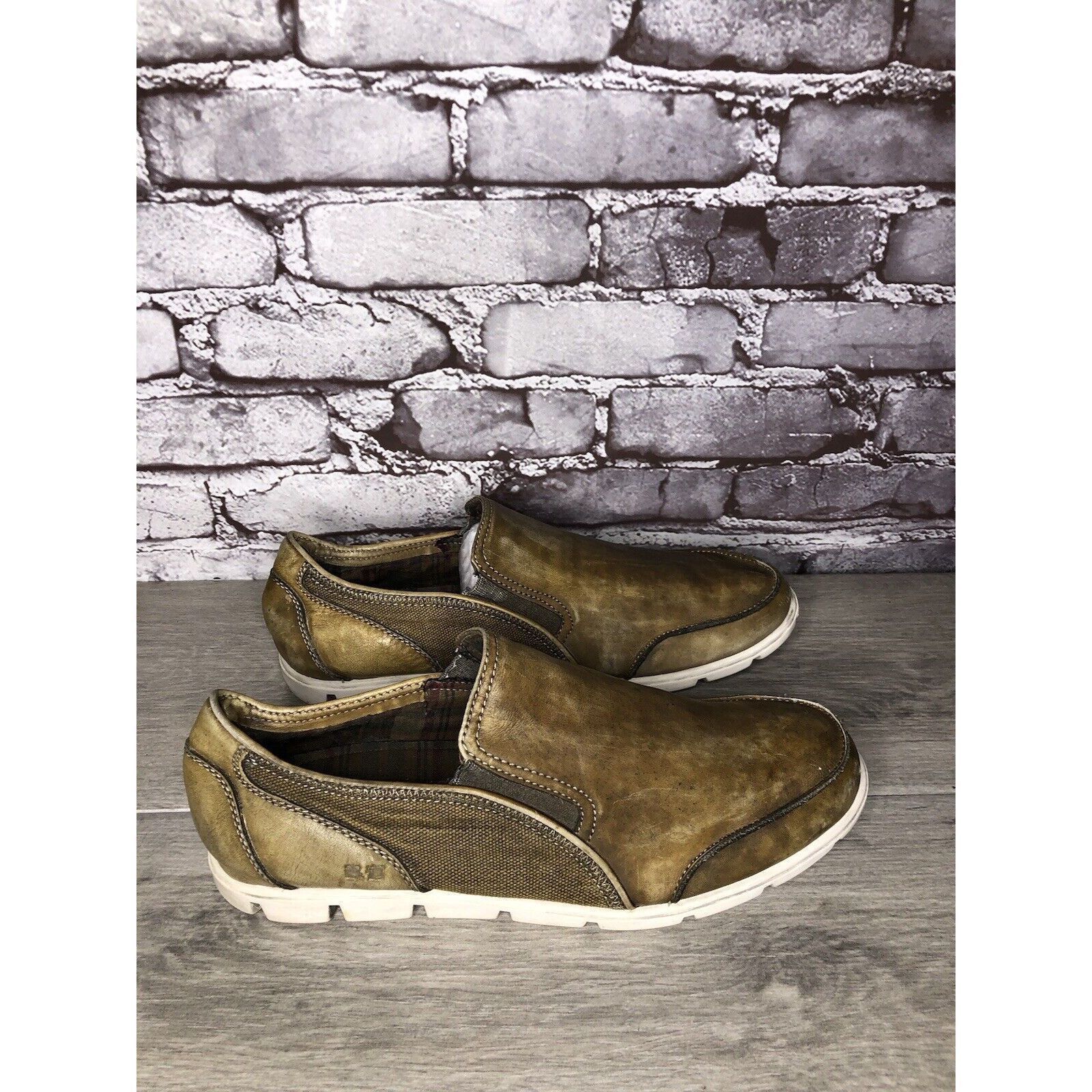 Bed Stu Bed Stu Coaster Brown Leather Slip On Loafers Casual Shoes M Size US 10 / EU 43 - 17 Thumbnail