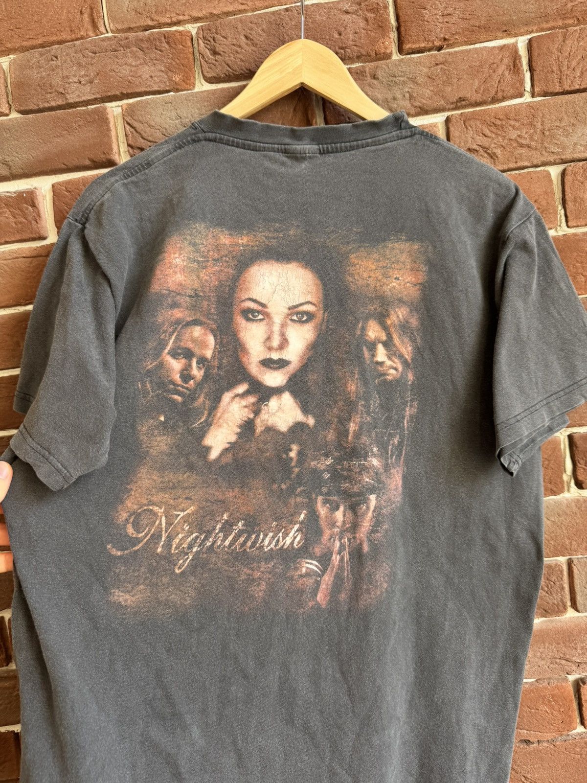 Band Tees 2000 Nightwish Wishmaster Vintage Metal All Over Print tee Size US L / EU 52-54 / 3 - 5 Thumbnail