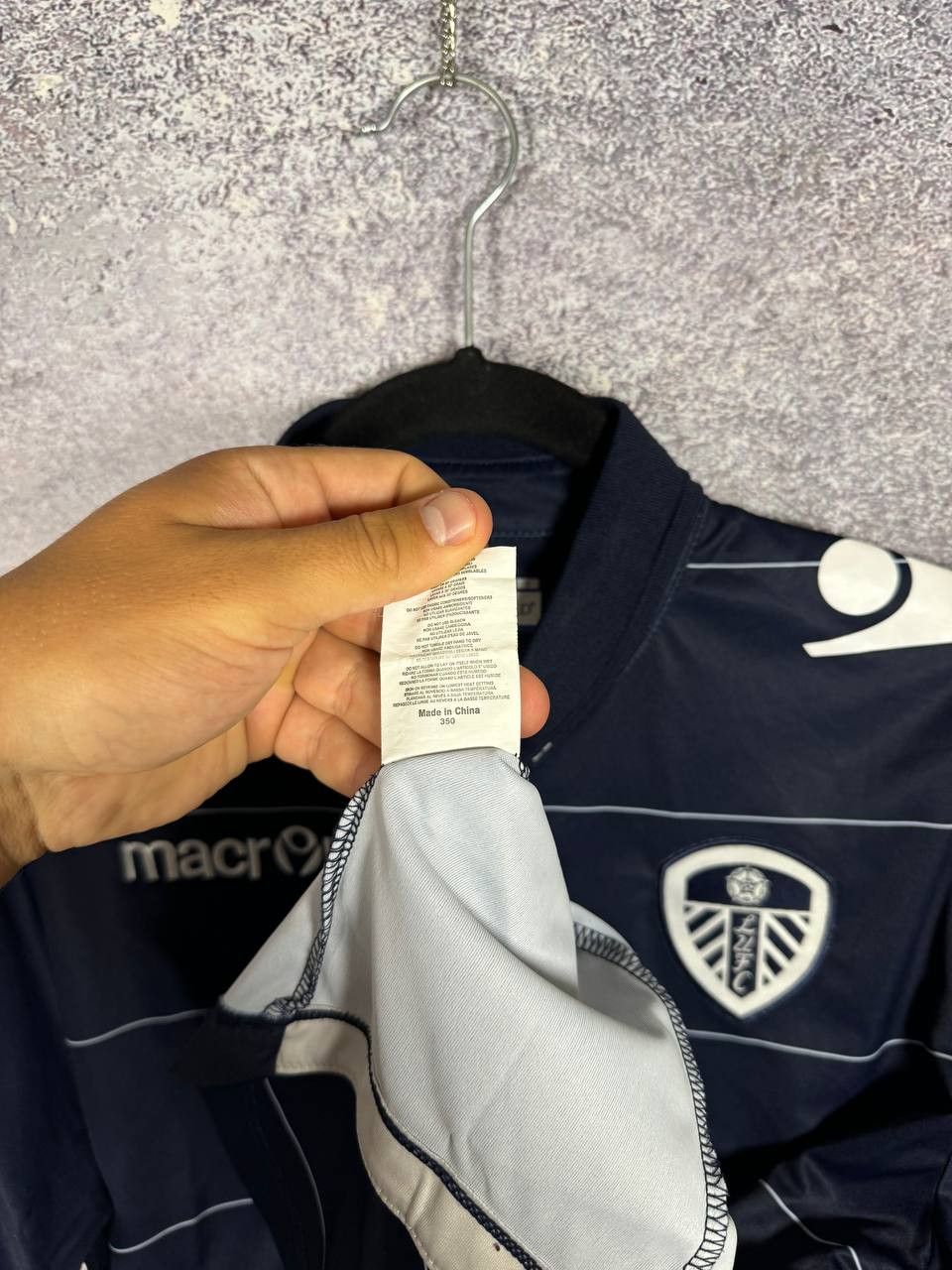 Macron Vintage Leeds United 2014/15 Away Macron Soccer Jersey Size US M / EU 48-50 / 2 - 7 Thumbnail