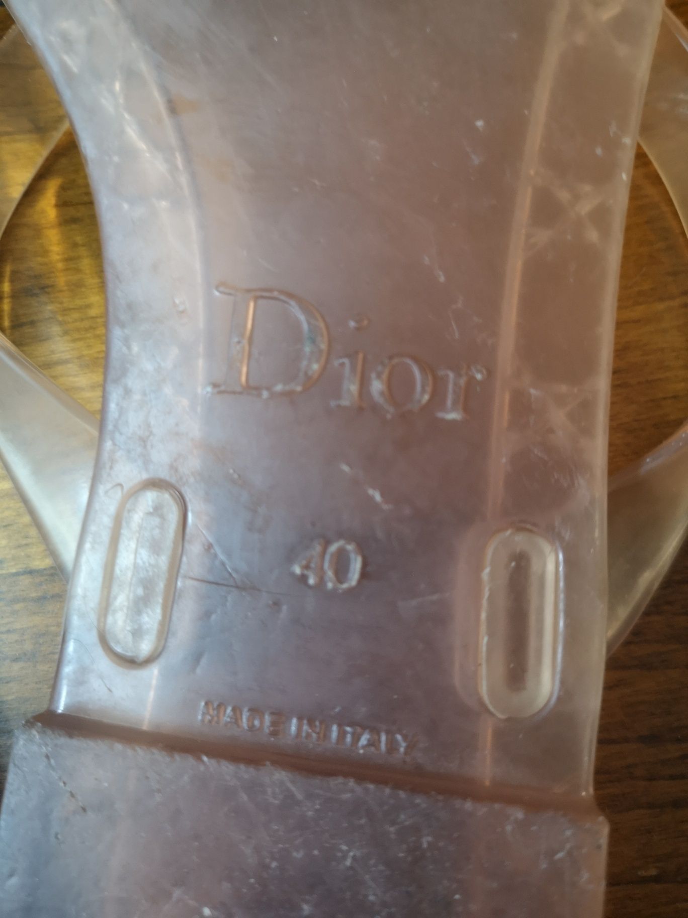 Dior Christian Dior Transparent Flip flops Size US 10 / IT 40 - 6 Thumbnail