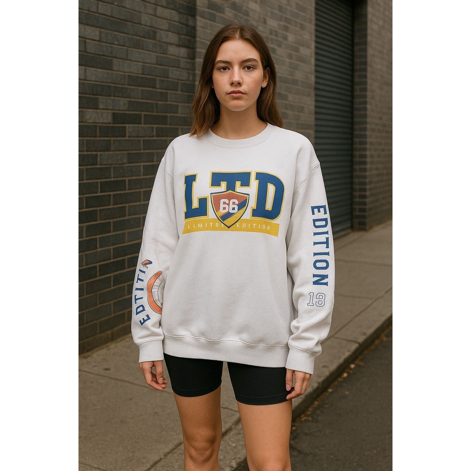 Other Y2K Streetwear Oversized White LTD Edition L.A. Hearts L Size L / US 10 / IT 46 - 1 Thumbnail