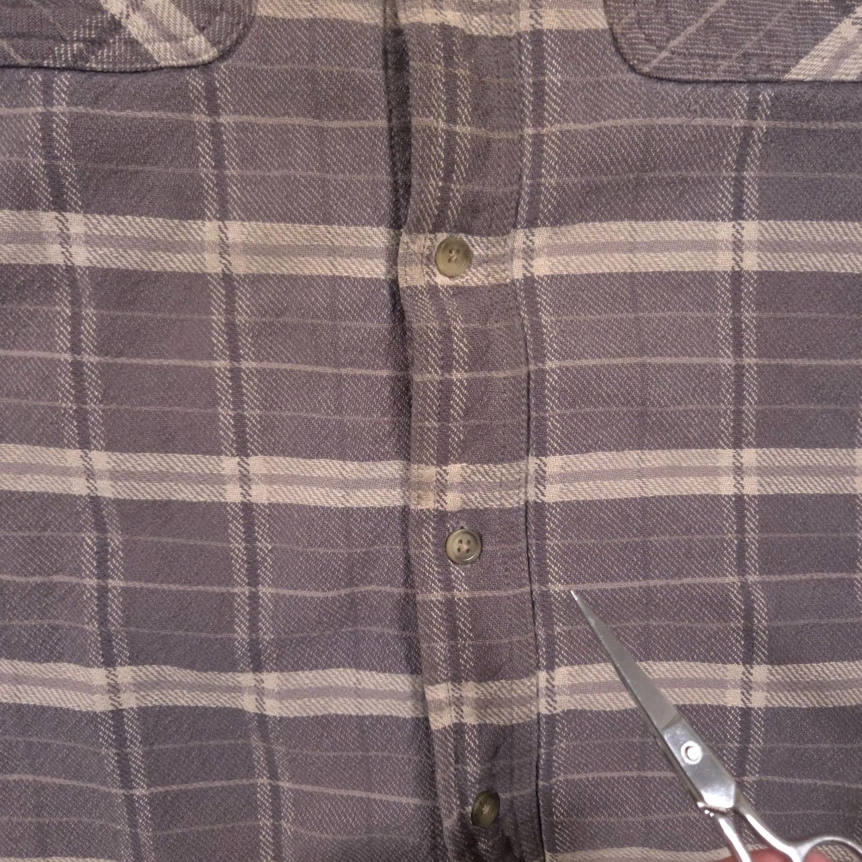 Vintage Berne Apparel Shirt Mens Medium Gray Plaid Flannel Button Front Workwear Size US M / EU 48-50 / 2 - 4 Thumbnail
