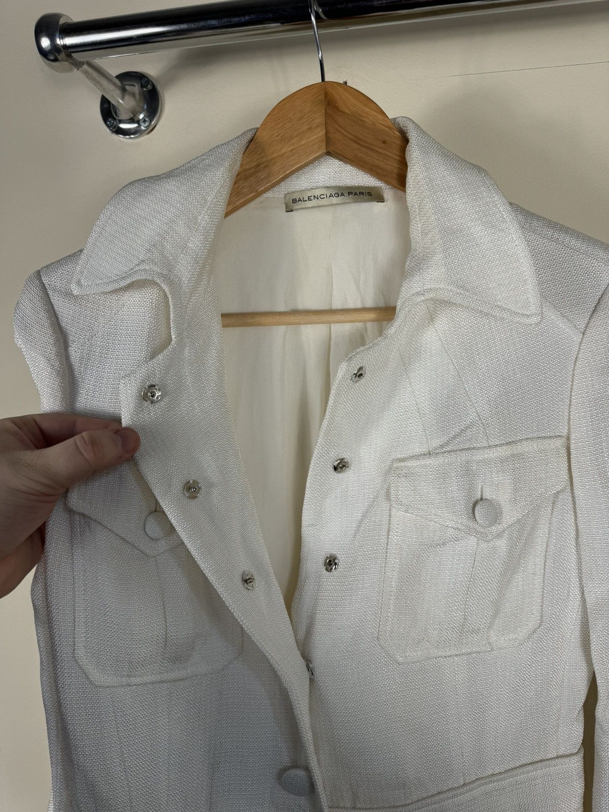 Balenciaga Balenciaga Paris Vintage Blazer Size S / US 4 / IT 40 - 10 Thumbnail