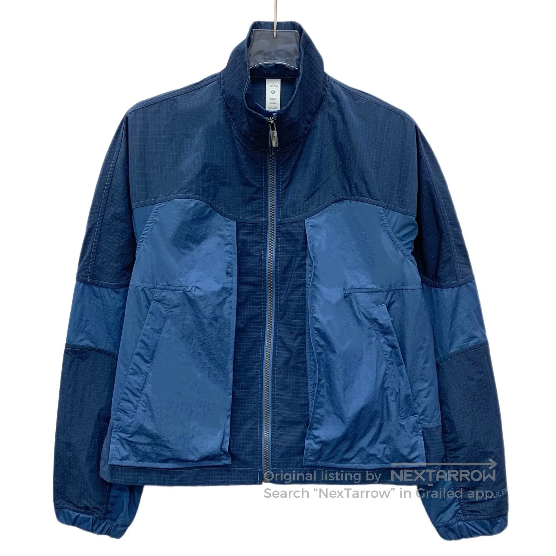 Lululemon Lululemon Dark blue stand collar zipper long sleeve waterp Size US M / EU 48-50 / 2 - 1 Thumbnail